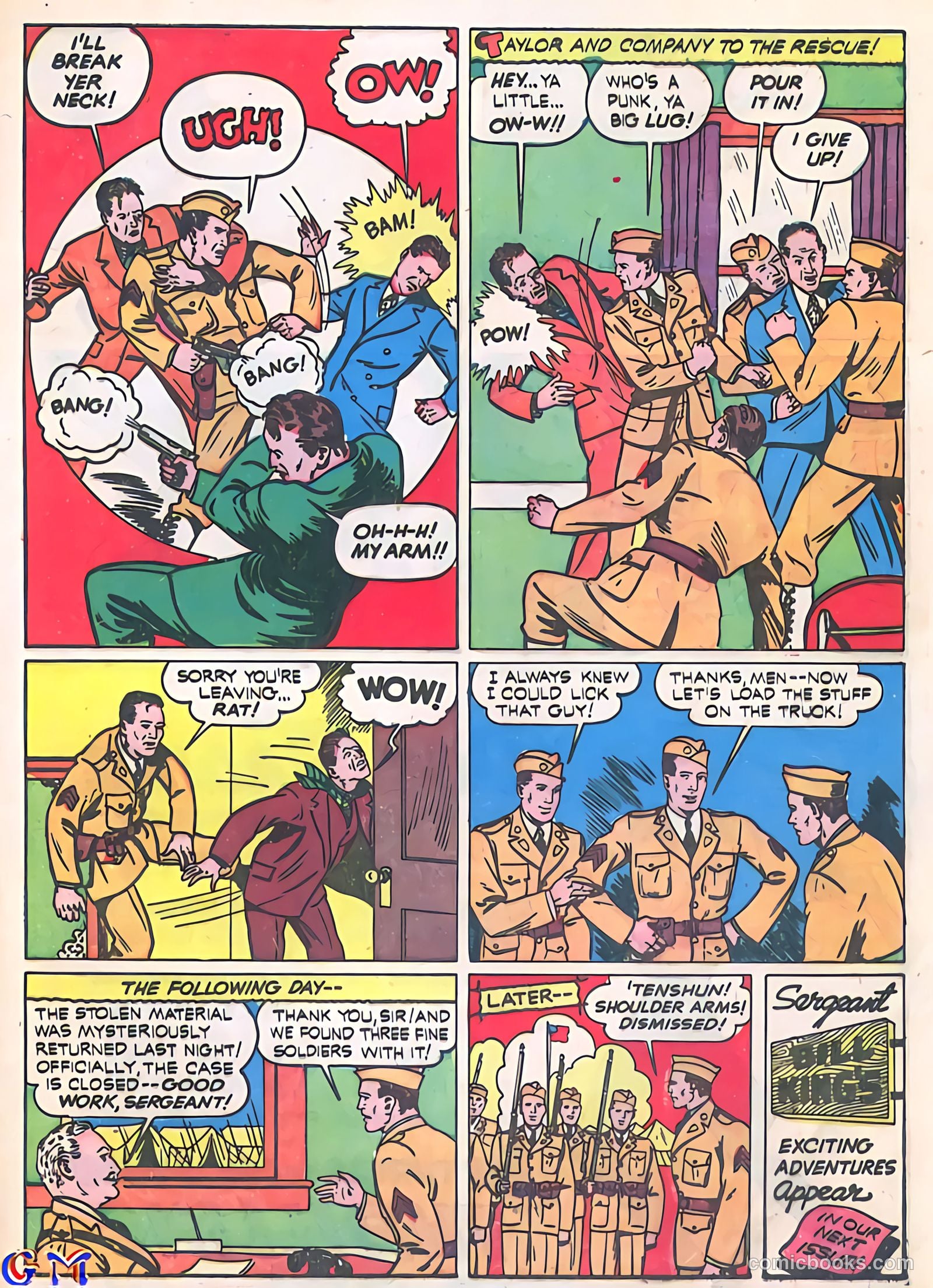 Exciting Comics #11 (1941) — page 65 of 68