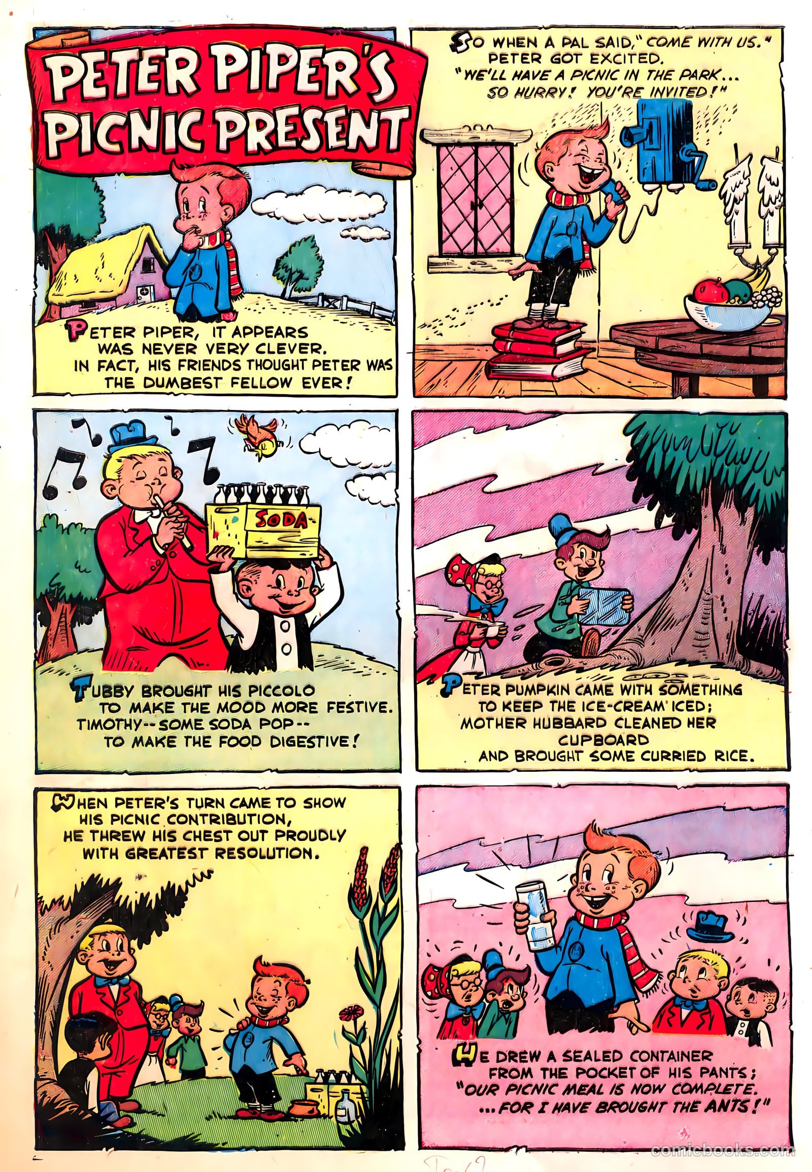 Nursery Rhymes #10 (1951) — page 8 of 36