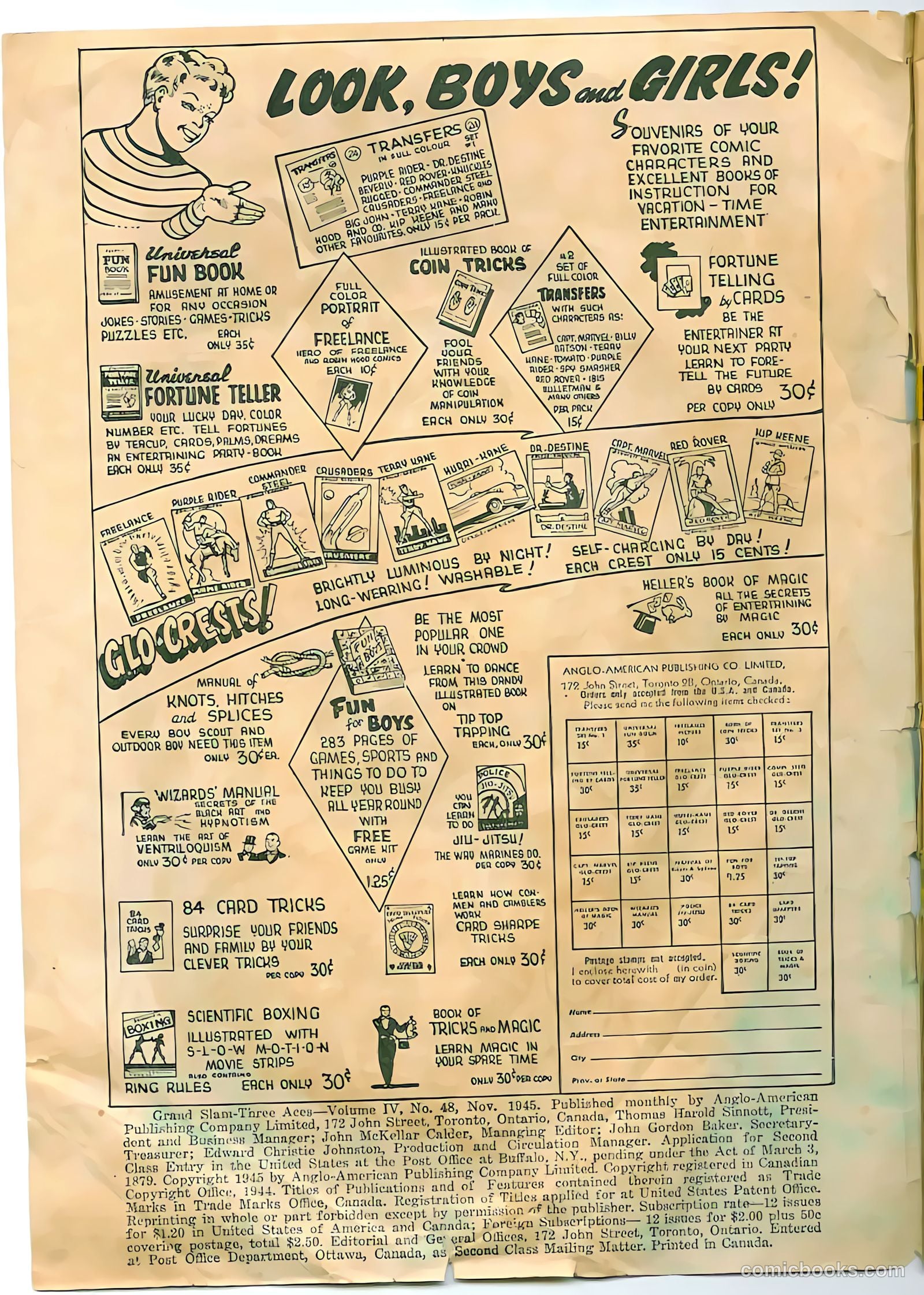 Grand Slam Three Aces #48 (1945) — page 2 of 36