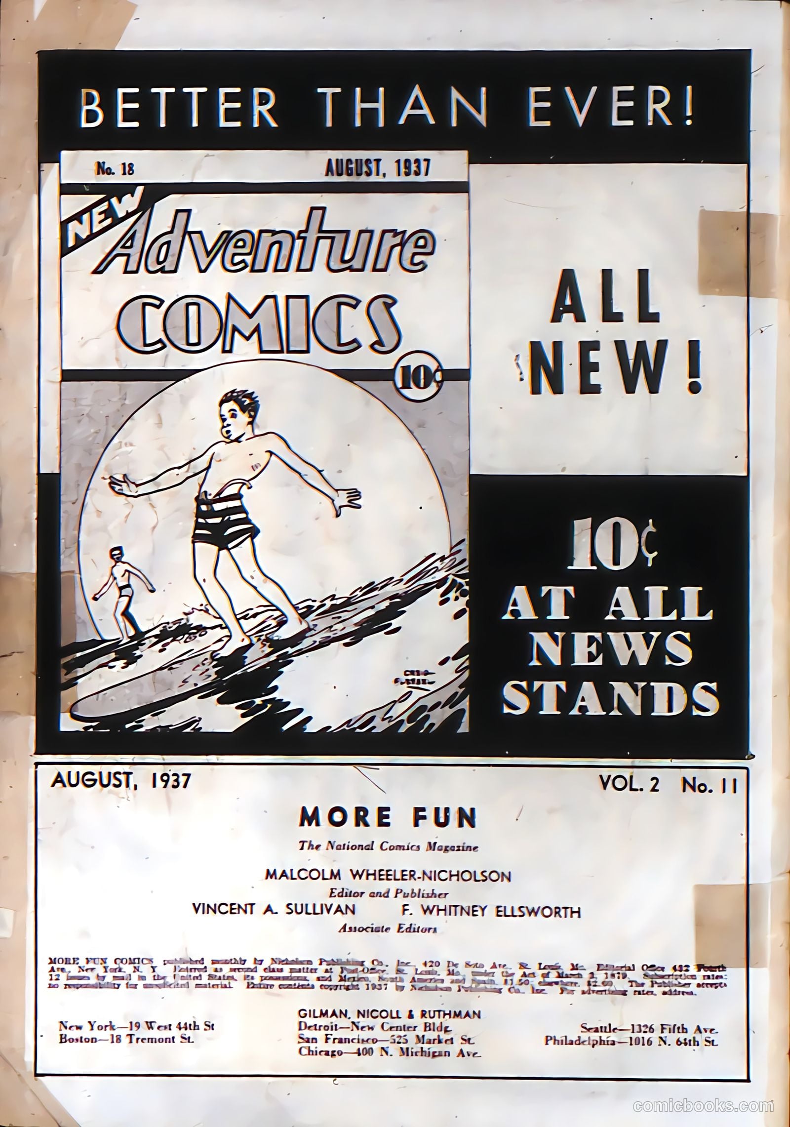 More Fun Comics #23 (1937) — page 2 of 68