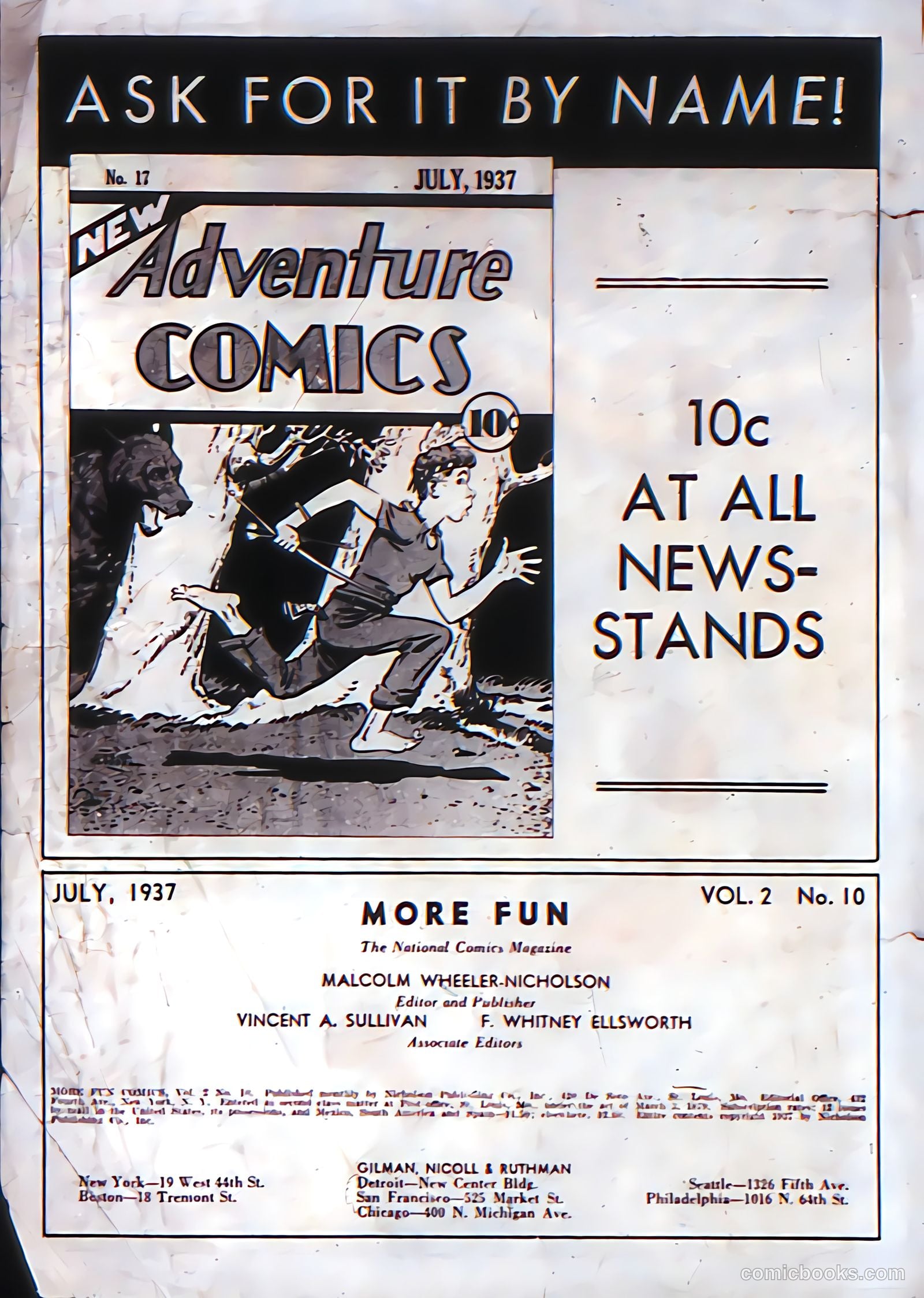 More Fun Comics #22 (1937) — page 2 of 68