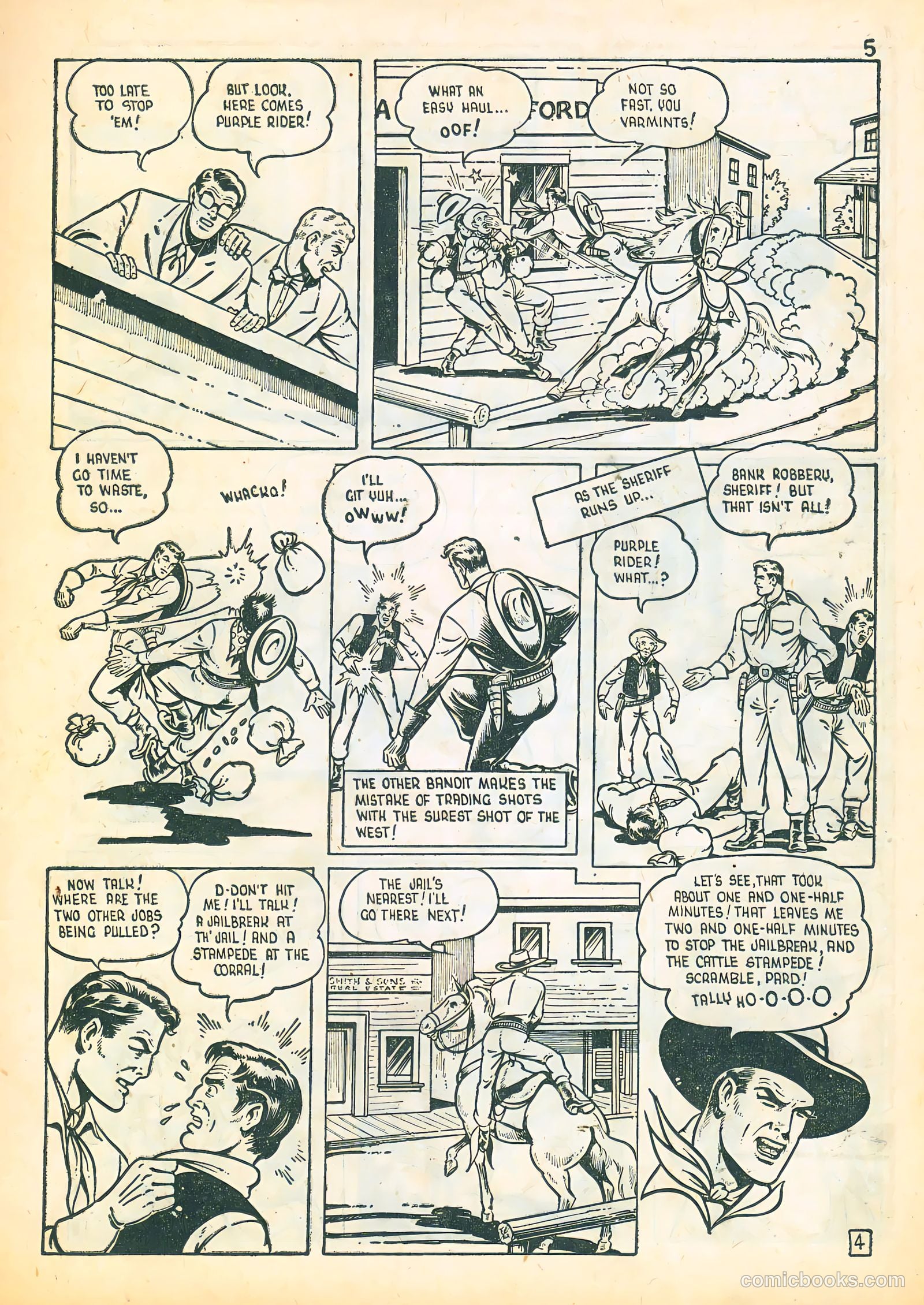Three Aces Comics v4 #3 (1945) — page 5 of 48