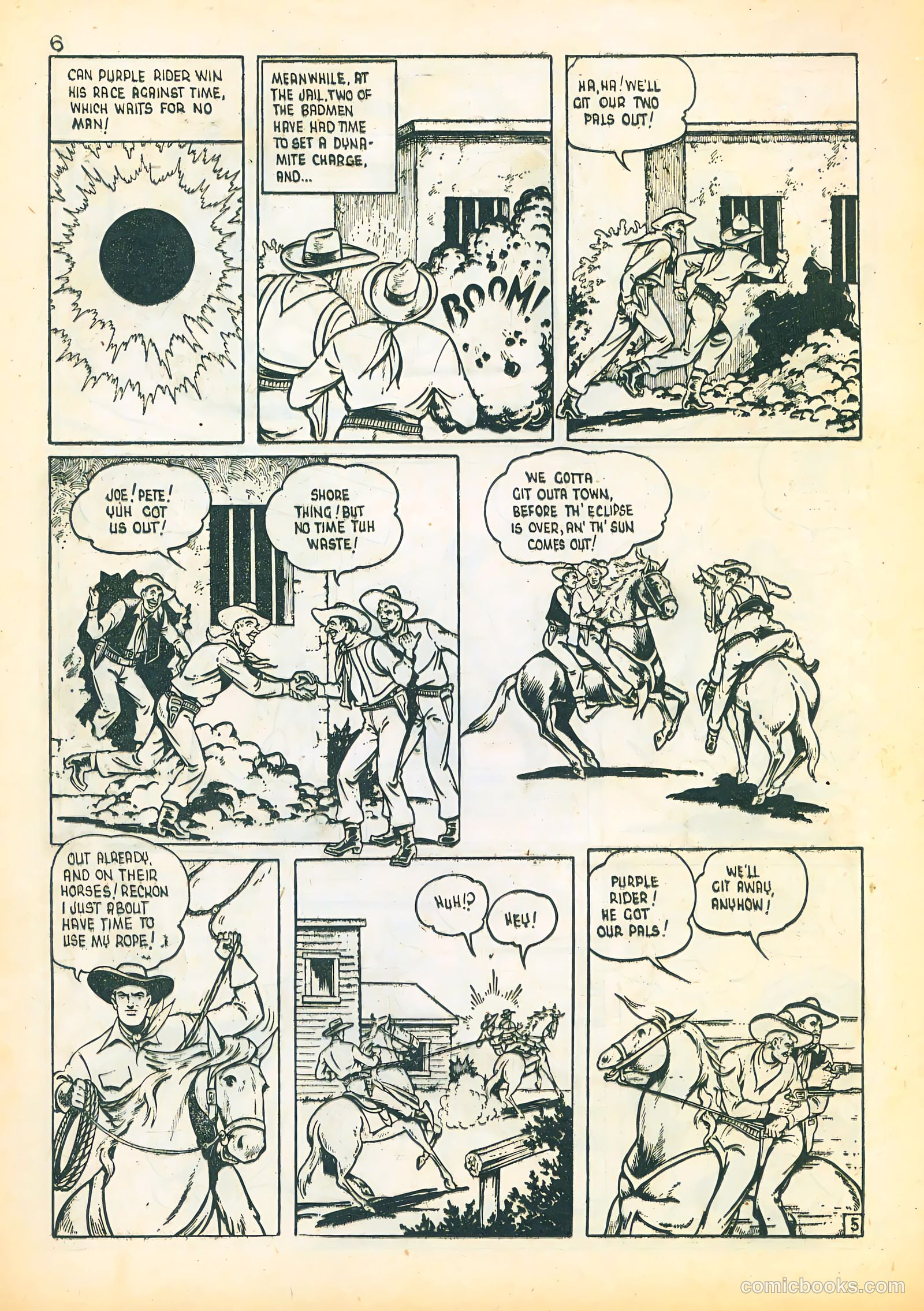 Three Aces Comics v4 #3 (1945) — page 6 of 48