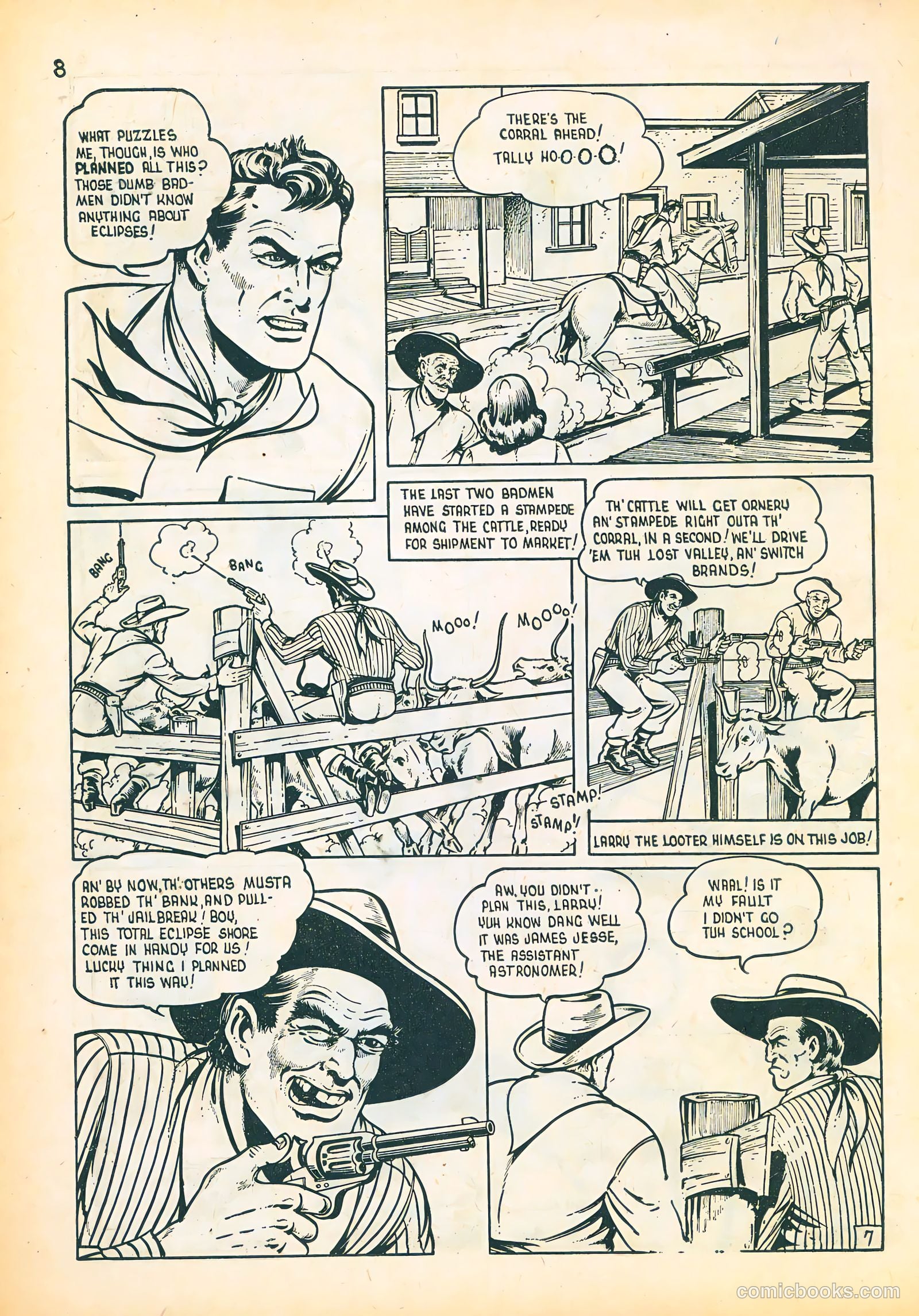 Three Aces Comics v4 #3 (1945) — page 8 of 48