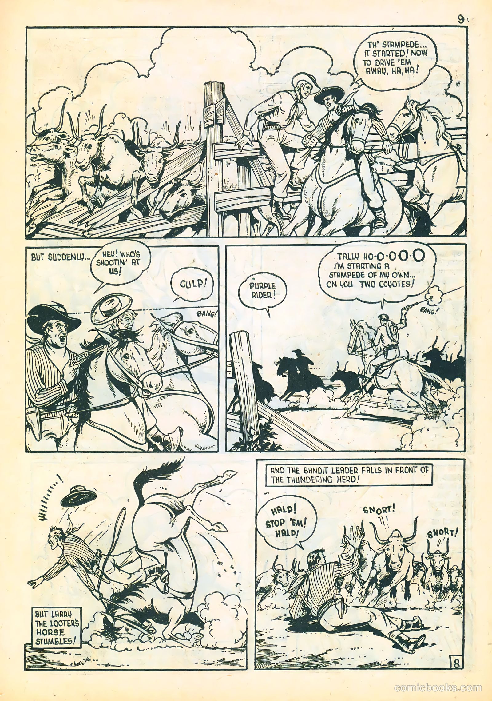 Three Aces Comics v4 #3 (1945) — page 9 of 48