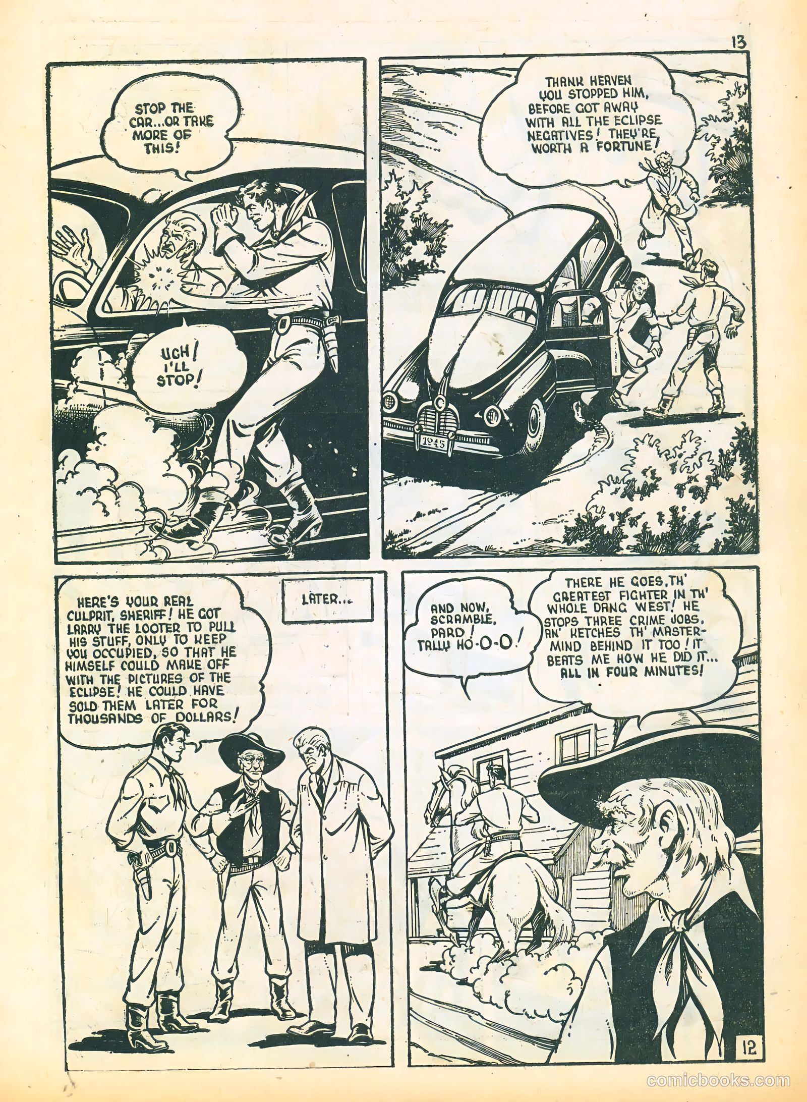 Three Aces Comics v4 #3 (1945) — page 13 of 48
