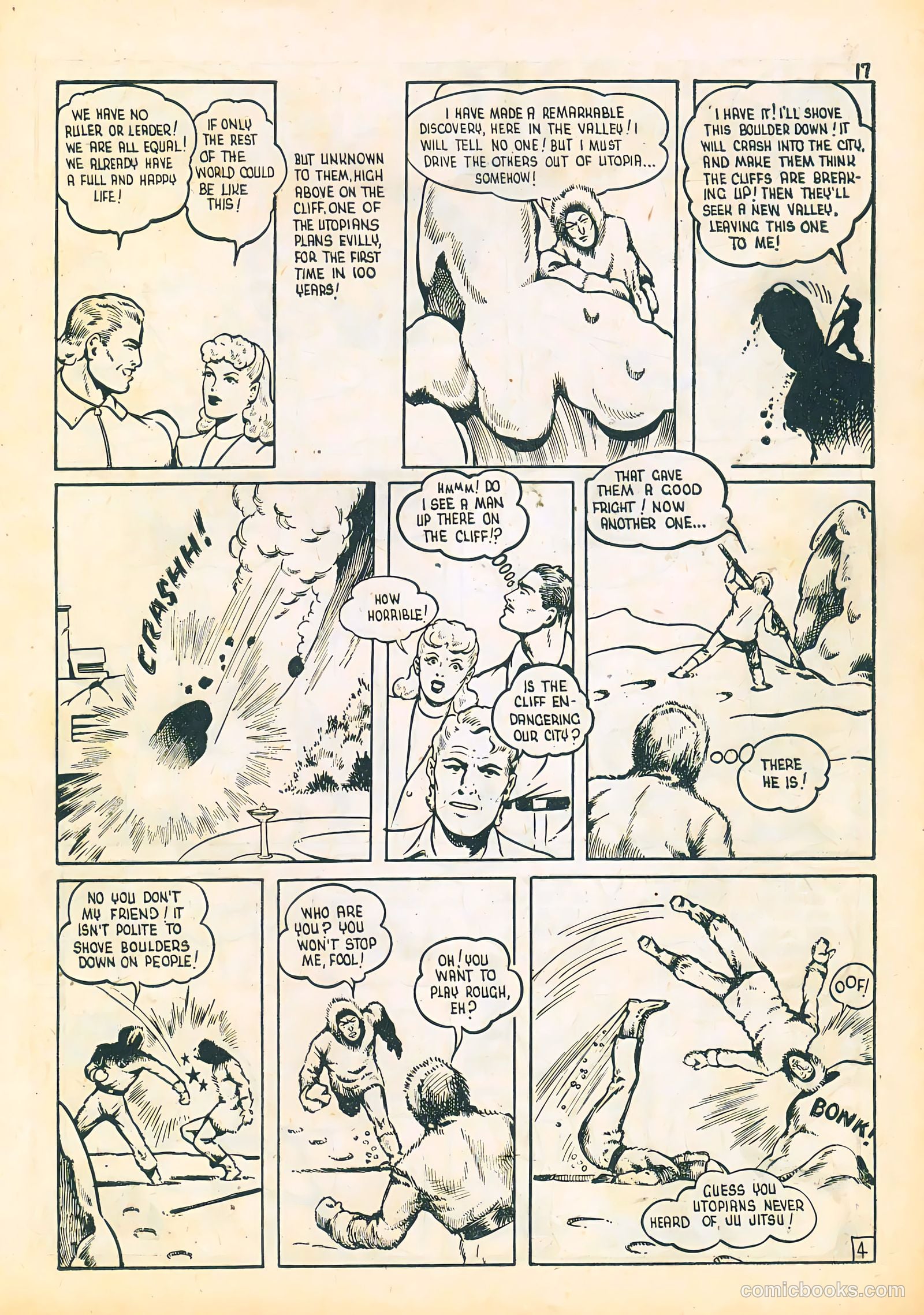 Three Aces Comics v4 #3 (1945) — page 17 of 48