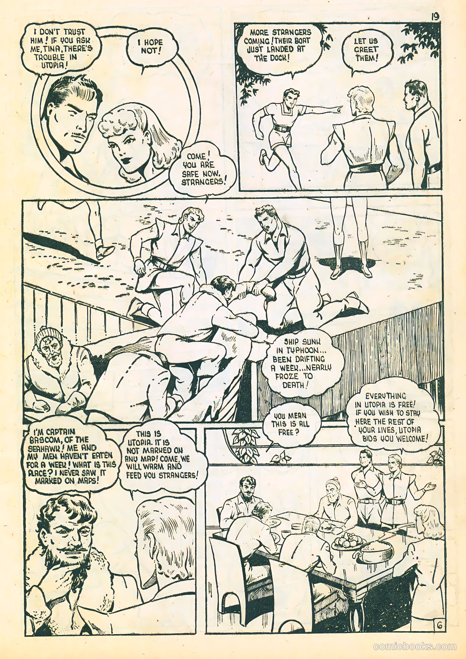 Three Aces Comics v4 #3 (1945) — page 19 of 48