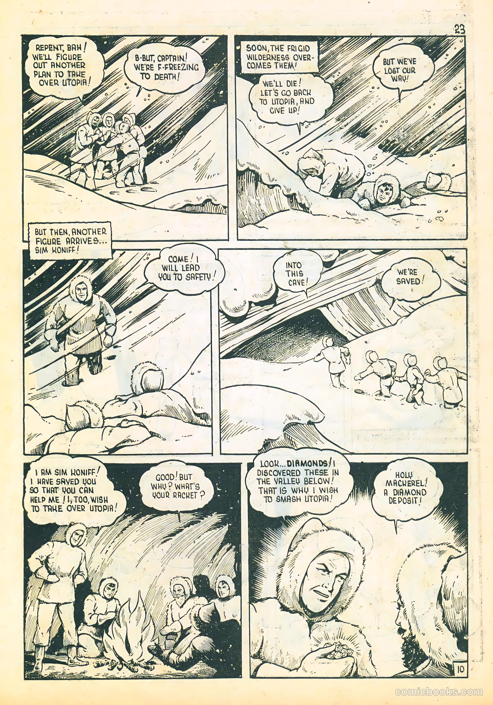 Three Aces Comics v4 #3 (1945) — page 23 of 48