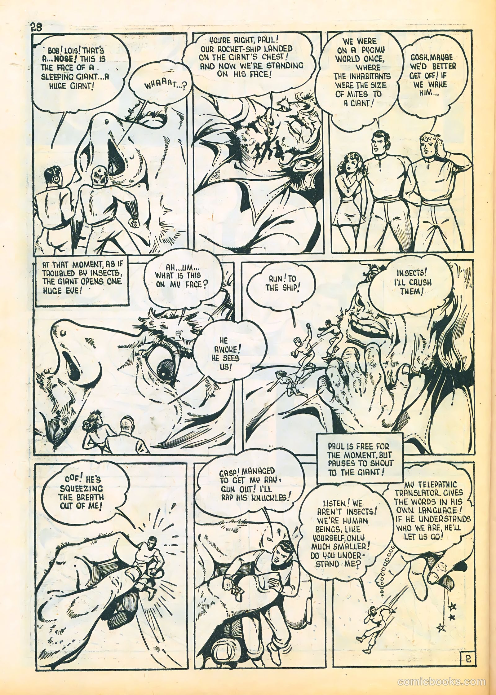 Three Aces Comics v4 #3 (1945) — page 28 of 48