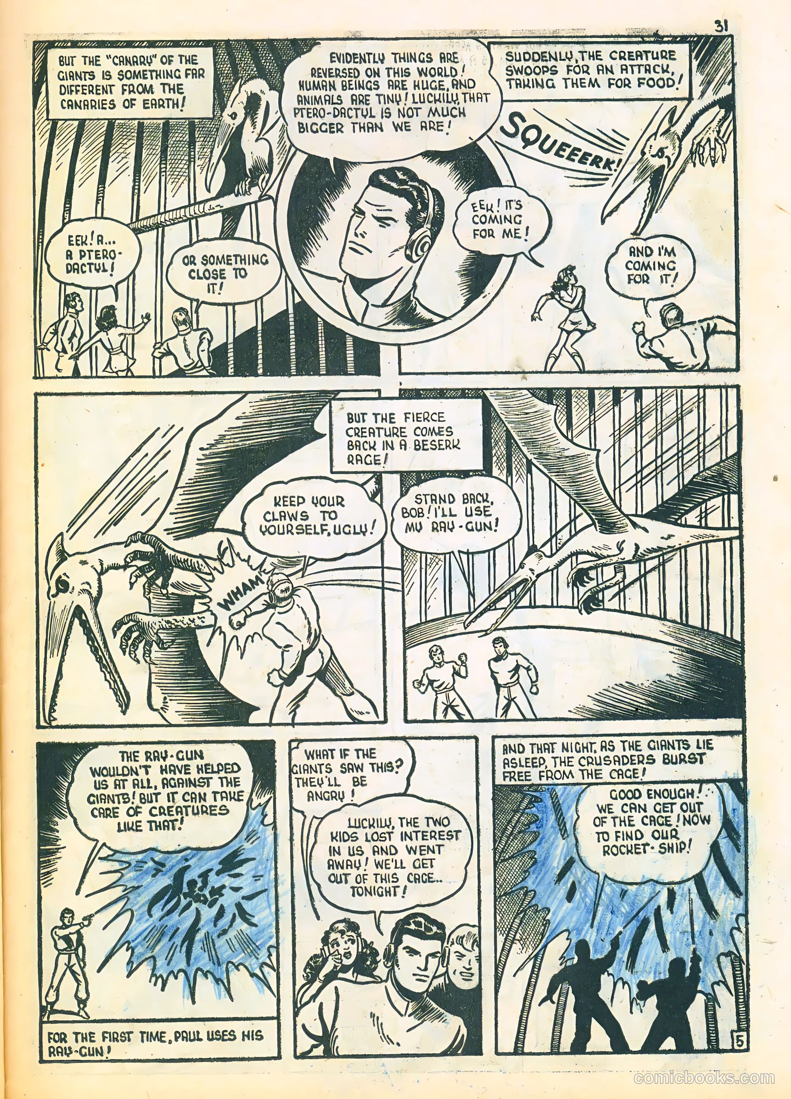 Three Aces Comics v4 #3 (1945) — page 31 of 48