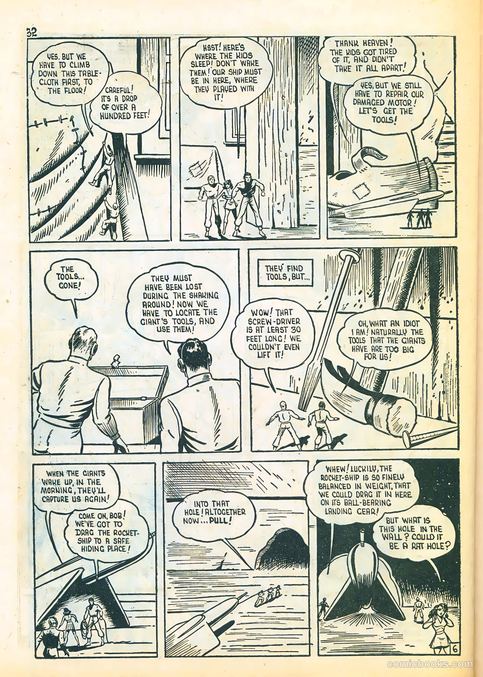 Three Aces Comics v4 #3 (1945) — page 32 of 48
