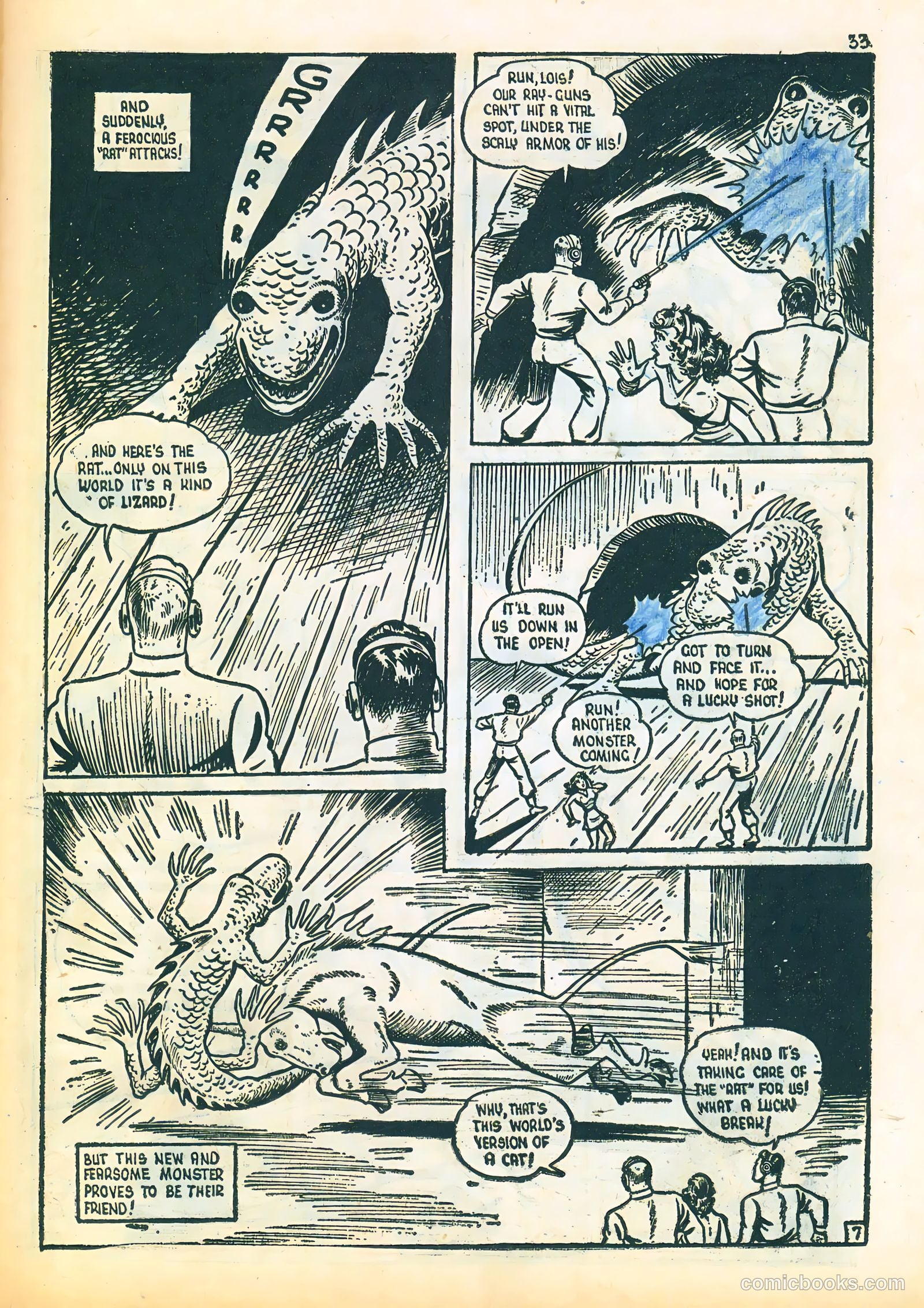 Three Aces Comics v4 #3 (1945) — page 33 of 48