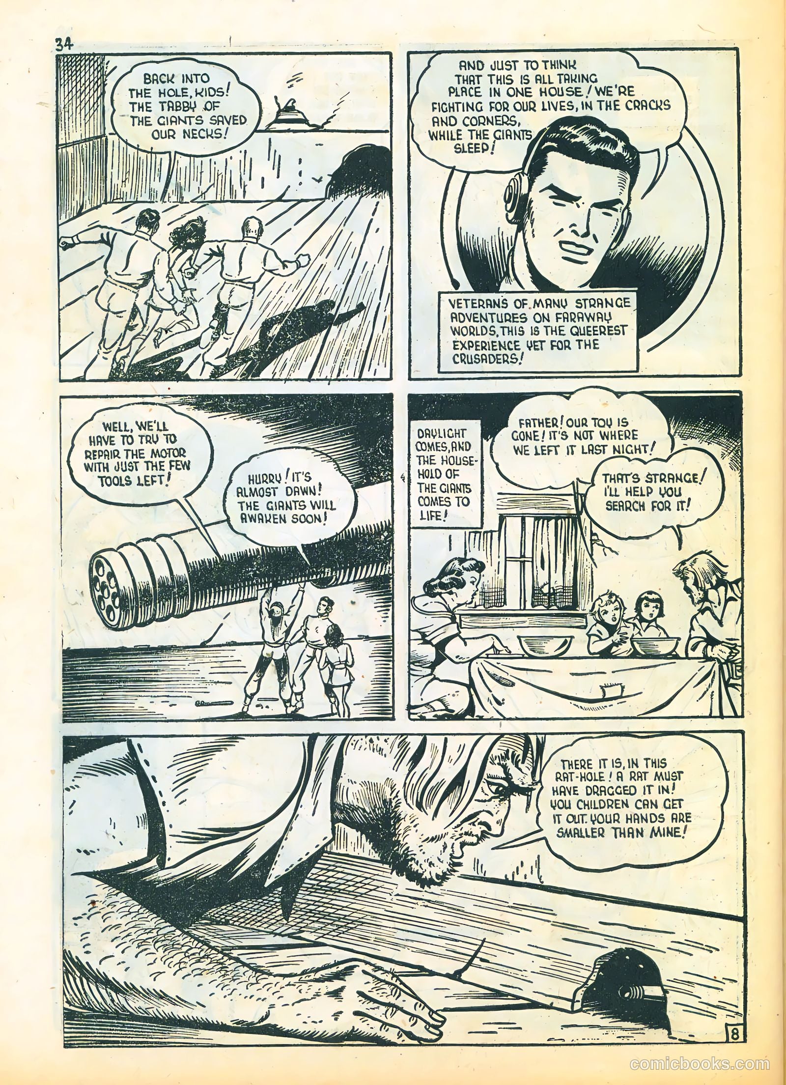 Three Aces Comics v4 #3 (1945) — page 34 of 48