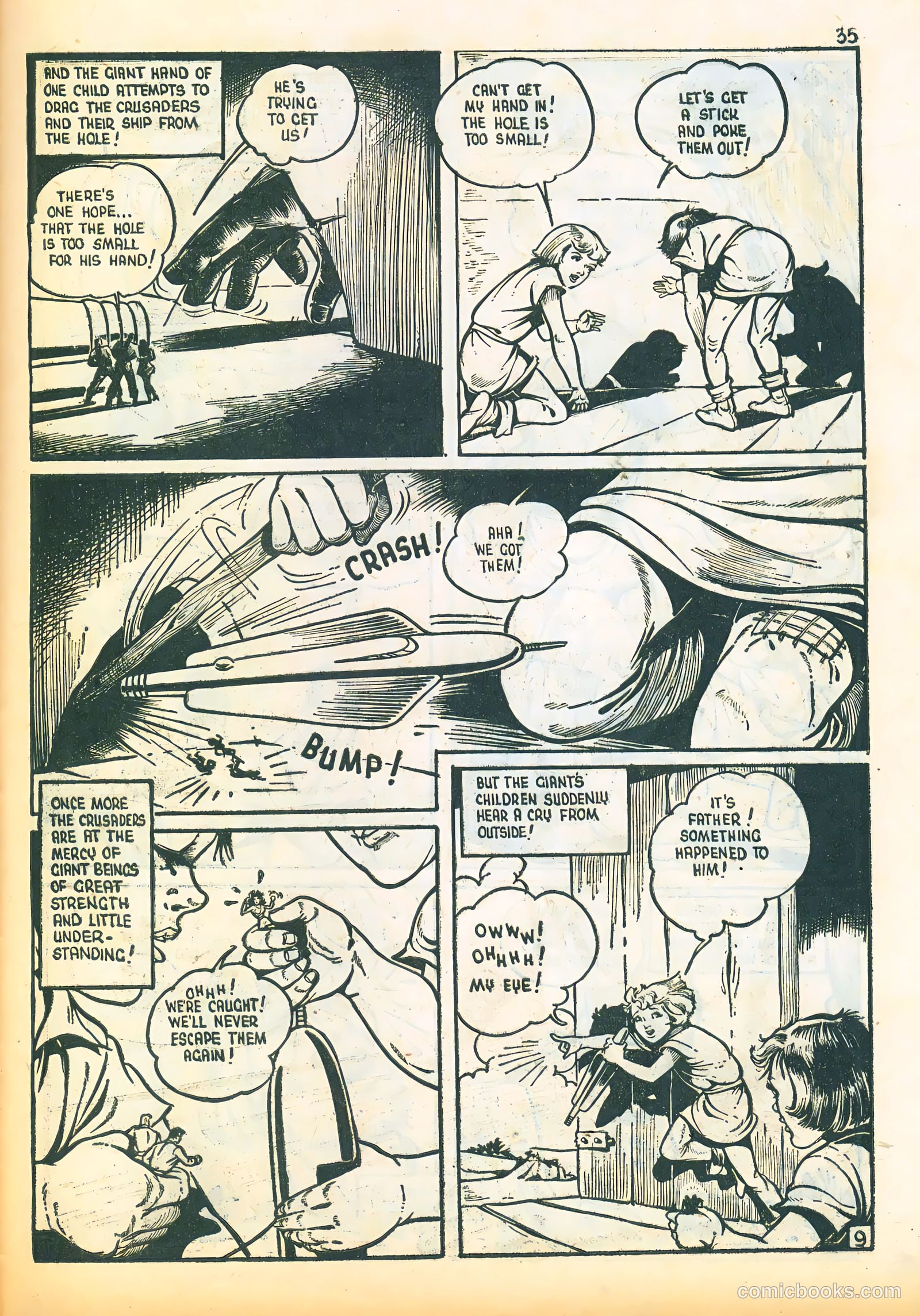 Three Aces Comics v4 #3 (1945) — page 35 of 48