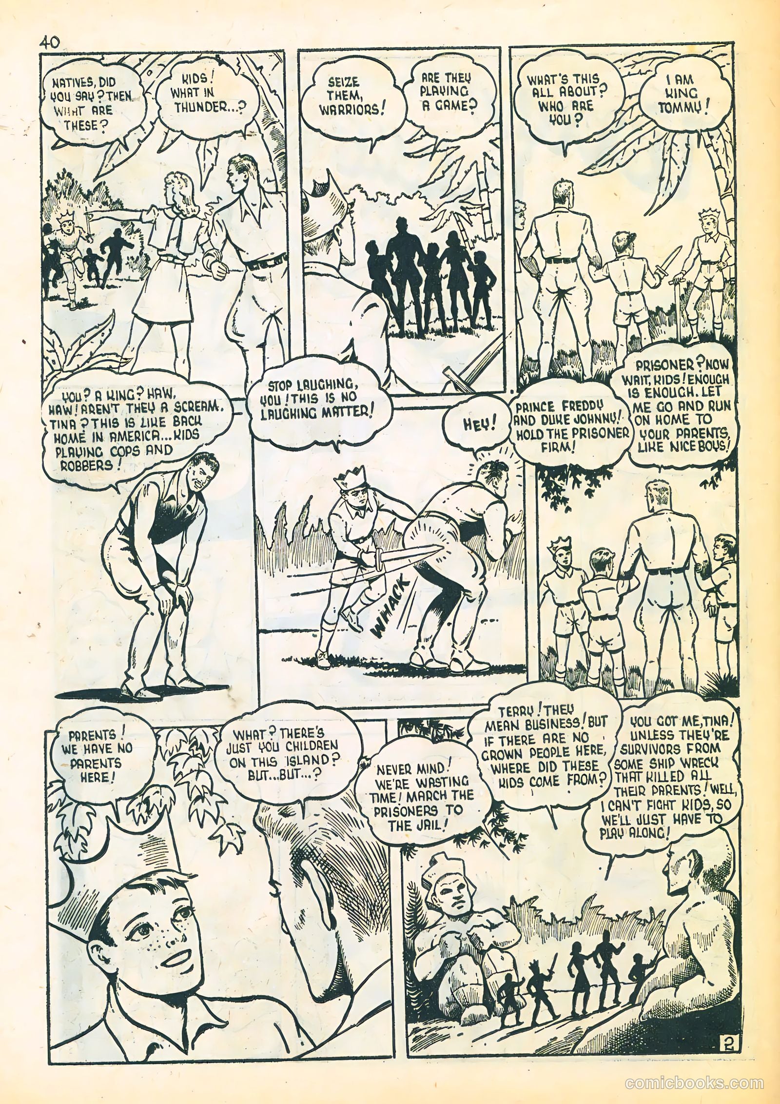 Three Aces Comics v4 #3 (1945) — page 40 of 48