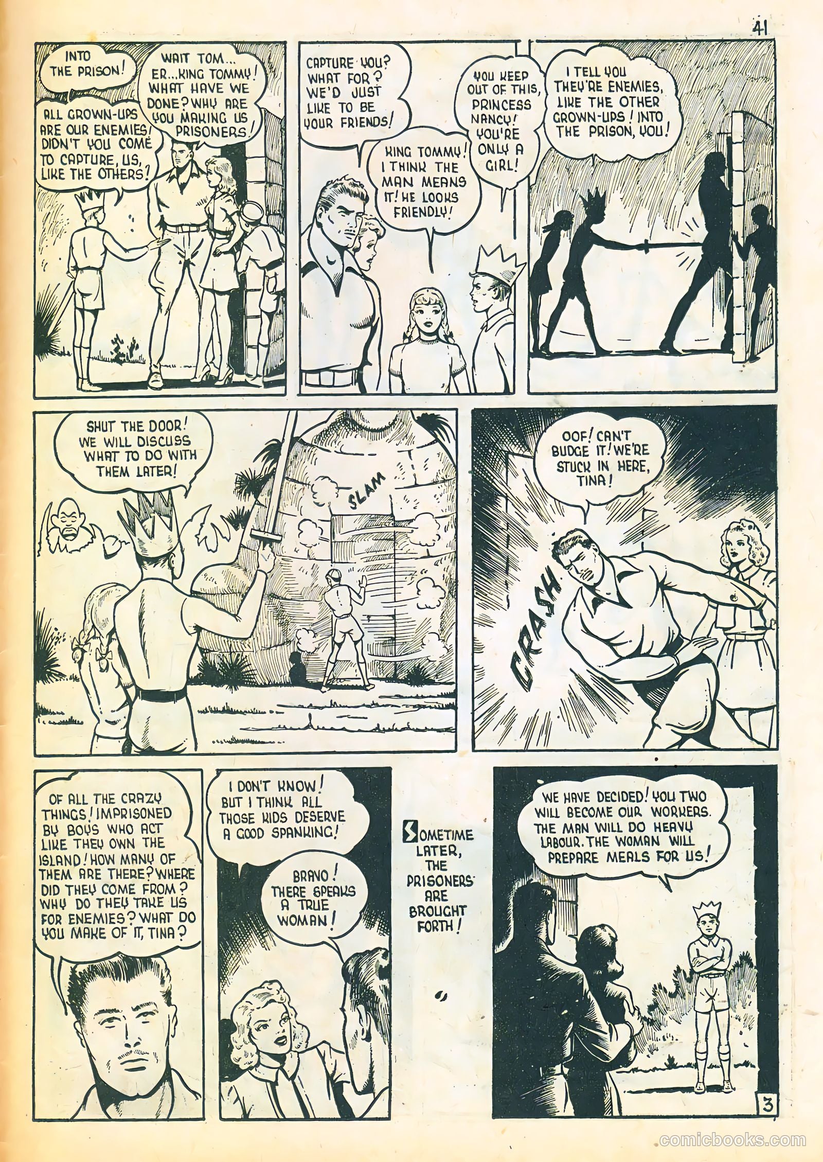 Three Aces Comics v4 #3 (1945) — page 41 of 48