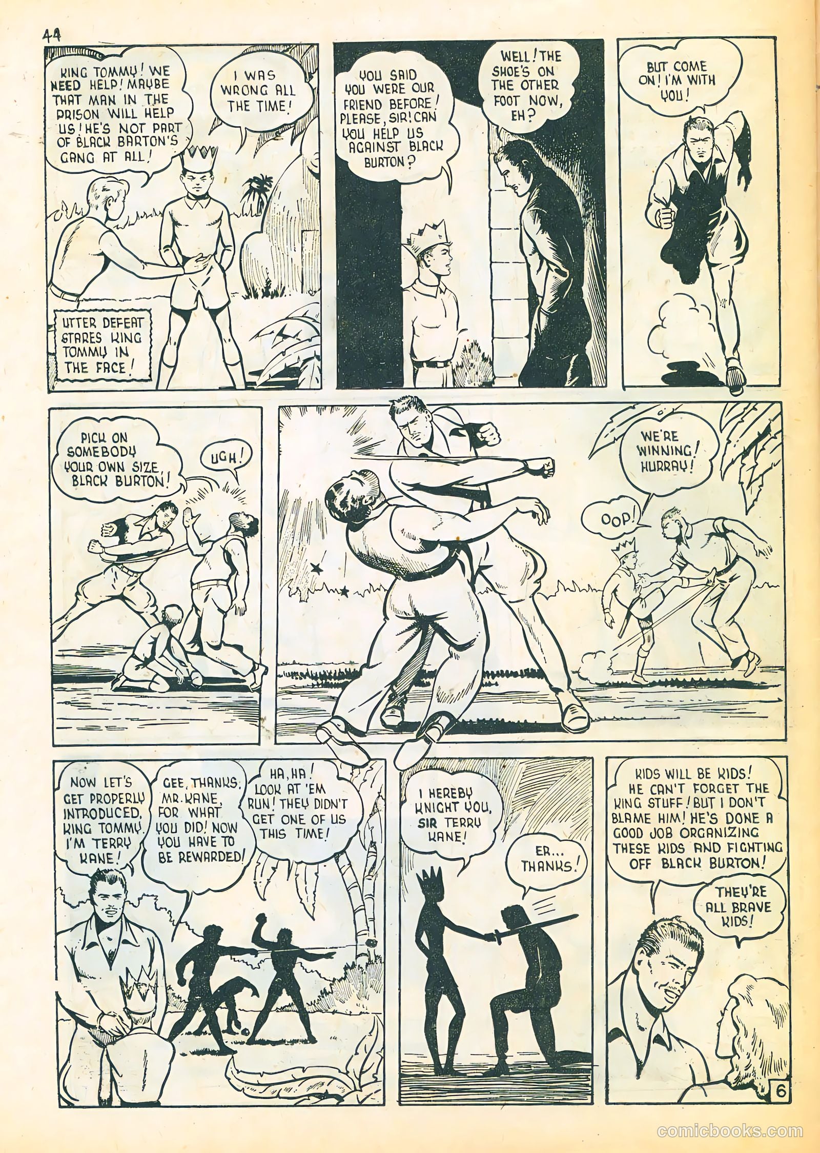 Three Aces Comics v4 #3 (1945) — page 44 of 48