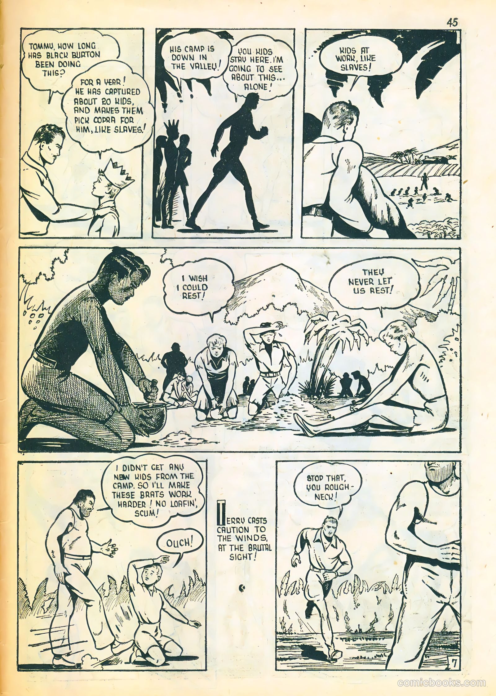 Three Aces Comics v4 #3 (1945) — page 45 of 48