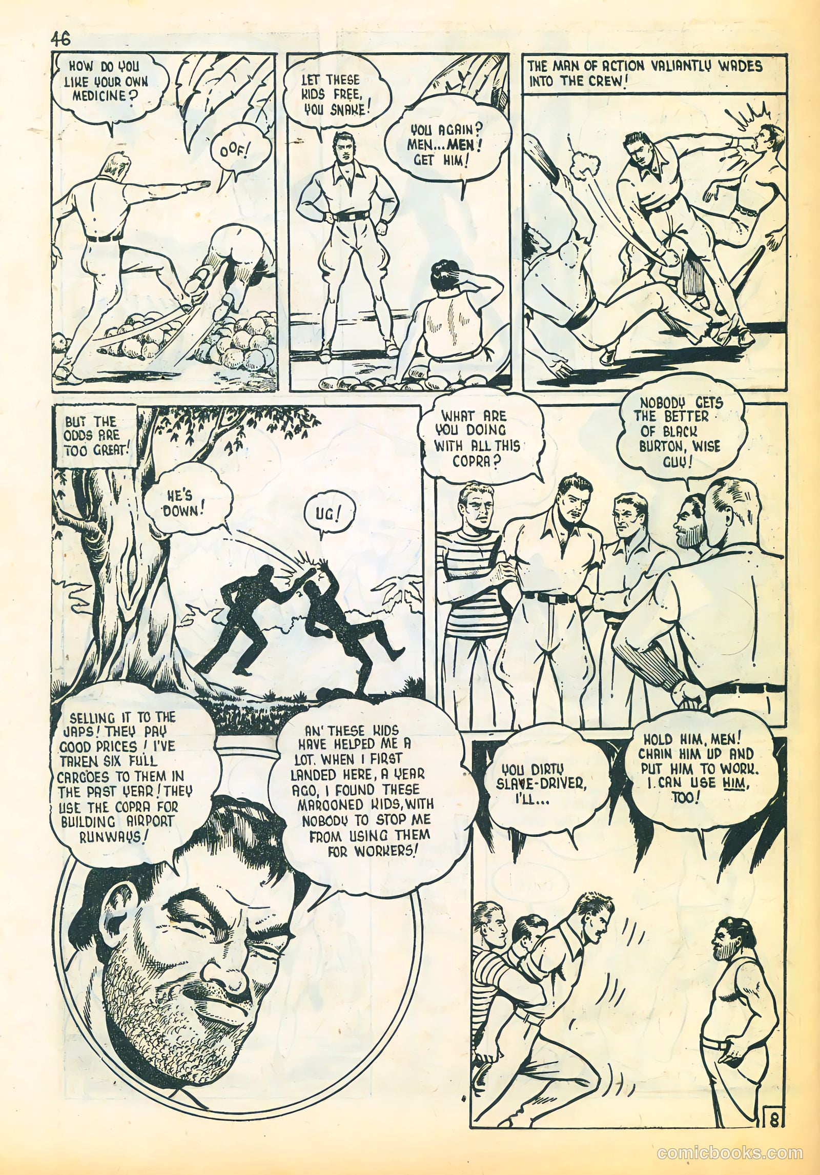 Three Aces Comics v4 #3 (1945) — page 46 of 48