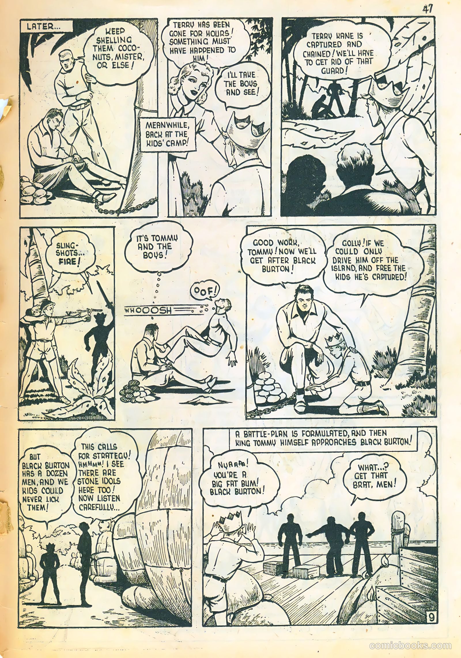 Three Aces Comics v4 #3 (1945) — page 47 of 48