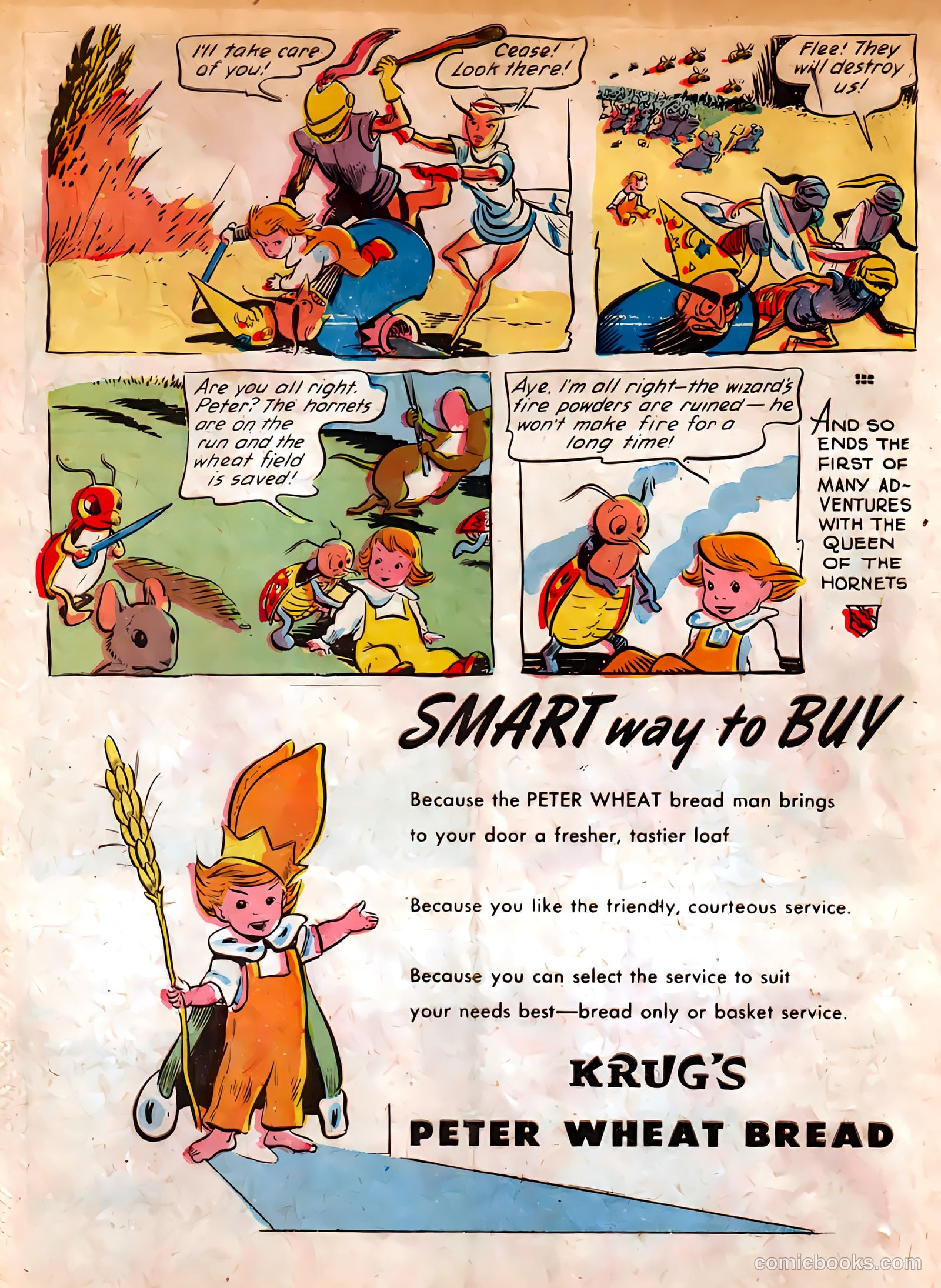 The Adventures of Peter Wheat #1 (1948) — page 16 of 16