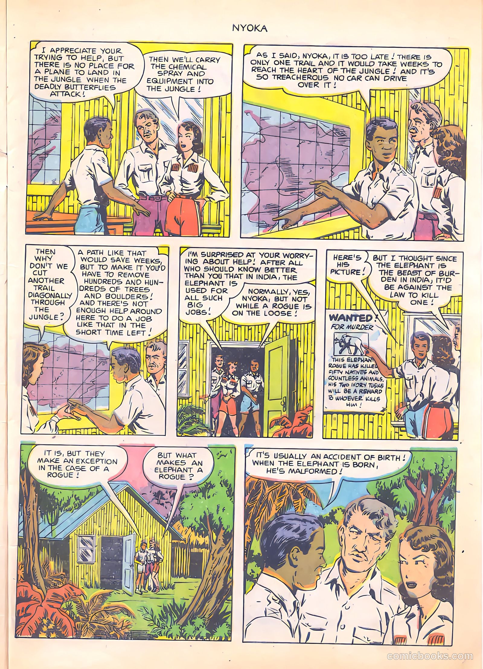 Nyoka the Jungle Girl #60 (1951) — page 5 of 36
