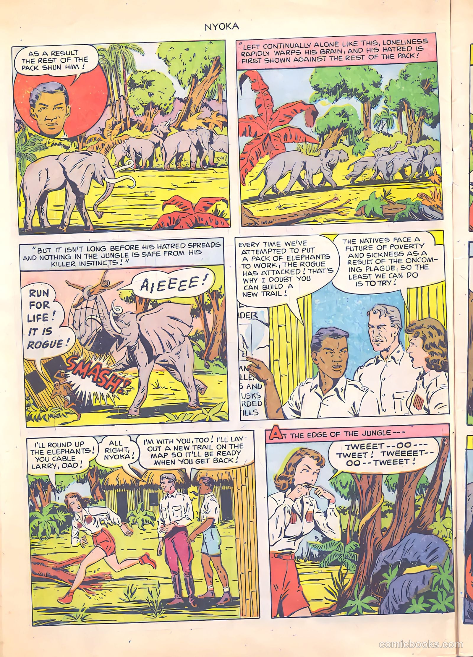 Nyoka the Jungle Girl #60 (1951) — page 6 of 36