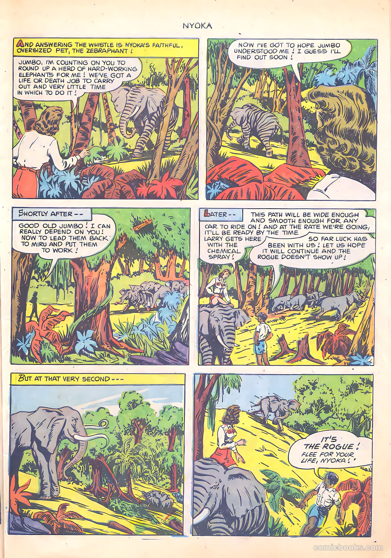 Nyoka the Jungle Girl #60 (1951) — page 7 of 36