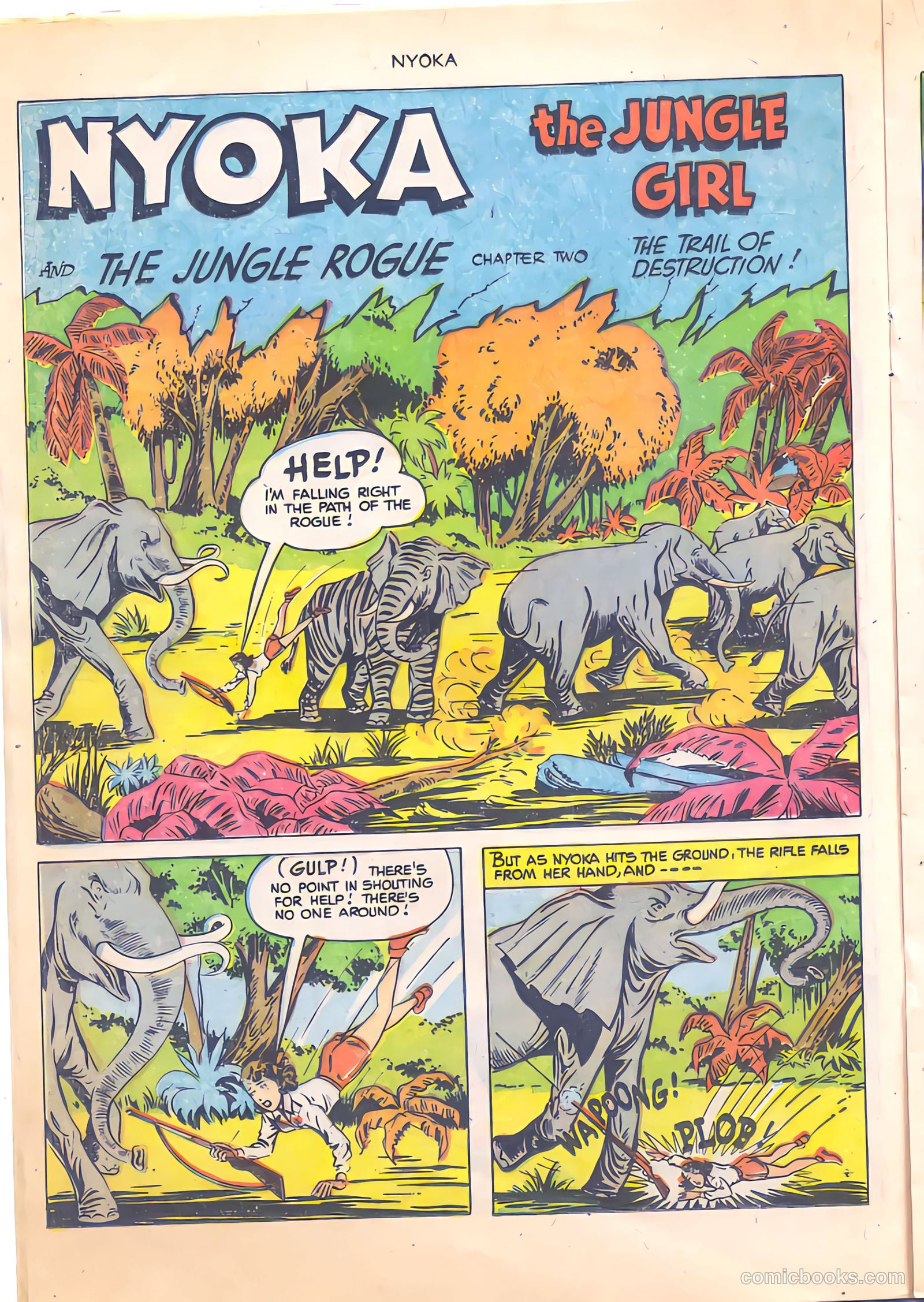 Nyoka the Jungle Girl #60 (1951) — page 16 of 36