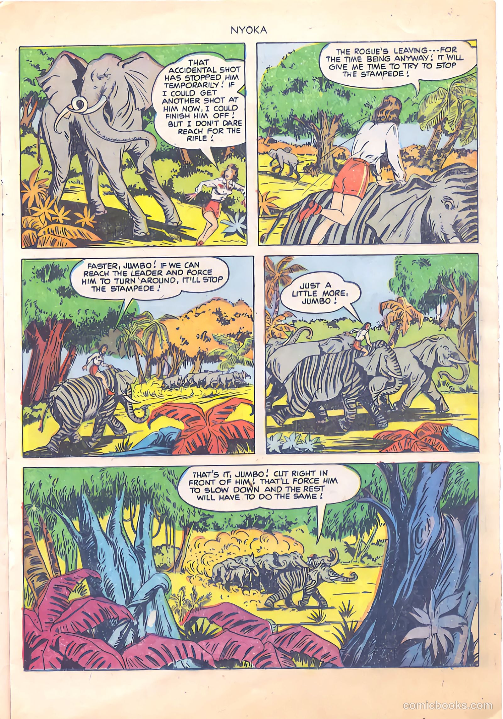 Nyoka the Jungle Girl #60 (1951) — page 17 of 36