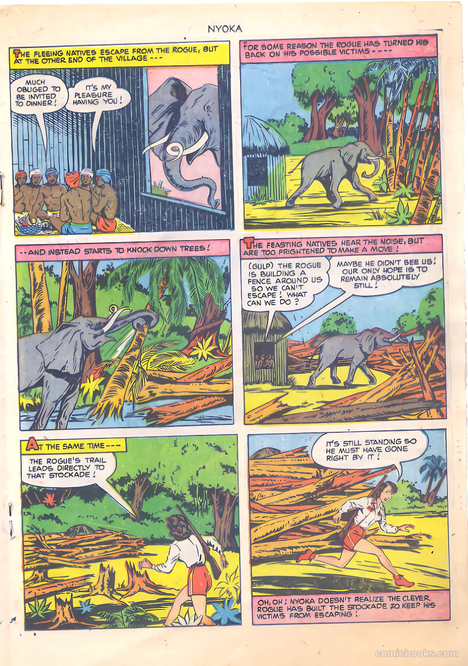 Nyoka the Jungle Girl #60 (1951) — page 19 of 36