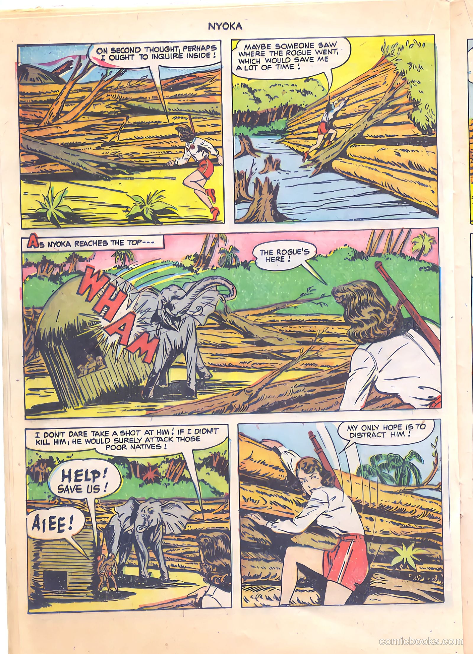 Nyoka the Jungle Girl #60 (1951) — page 20 of 36