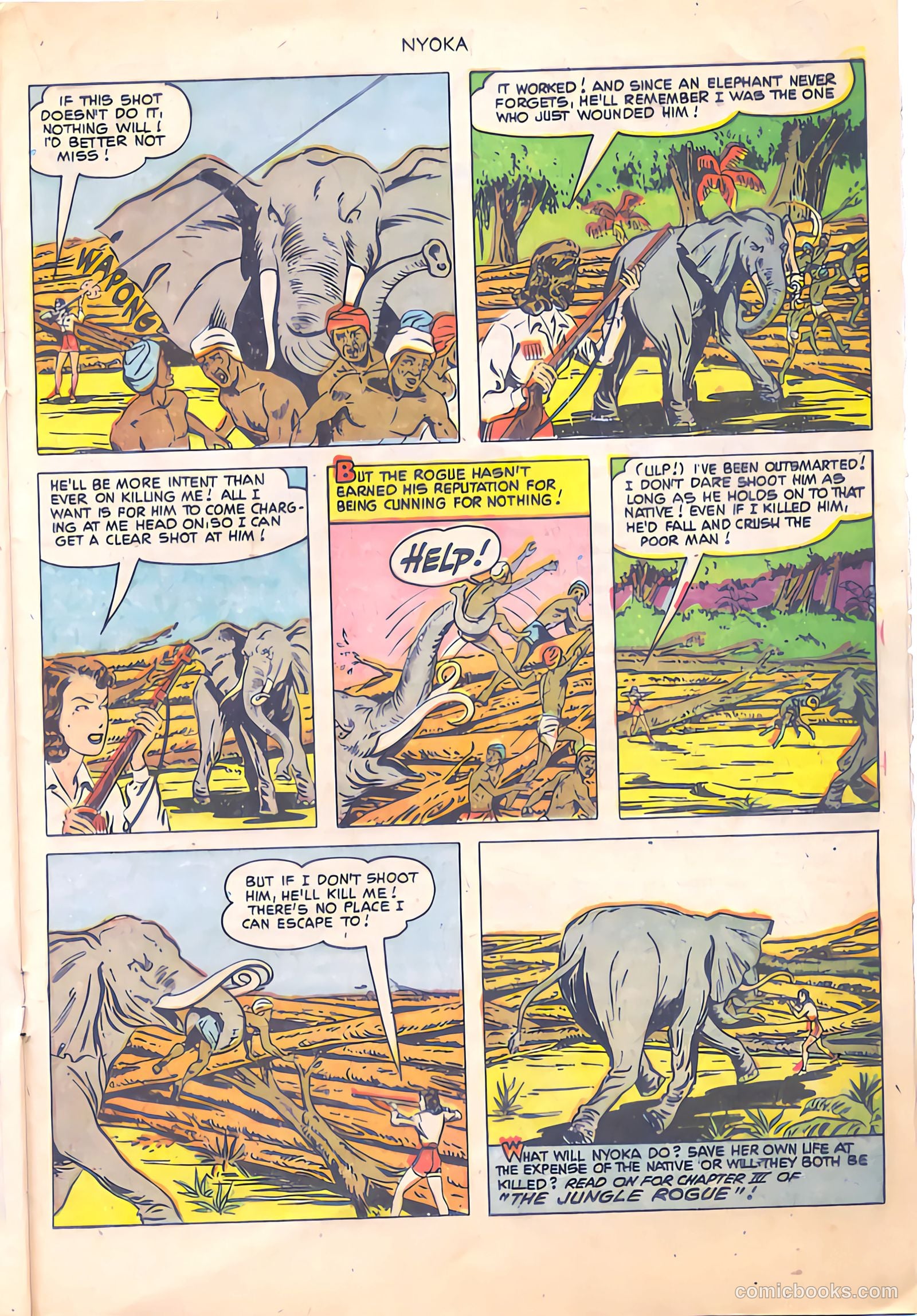 Nyoka the Jungle Girl #60 (1951) — page 21 of 36
