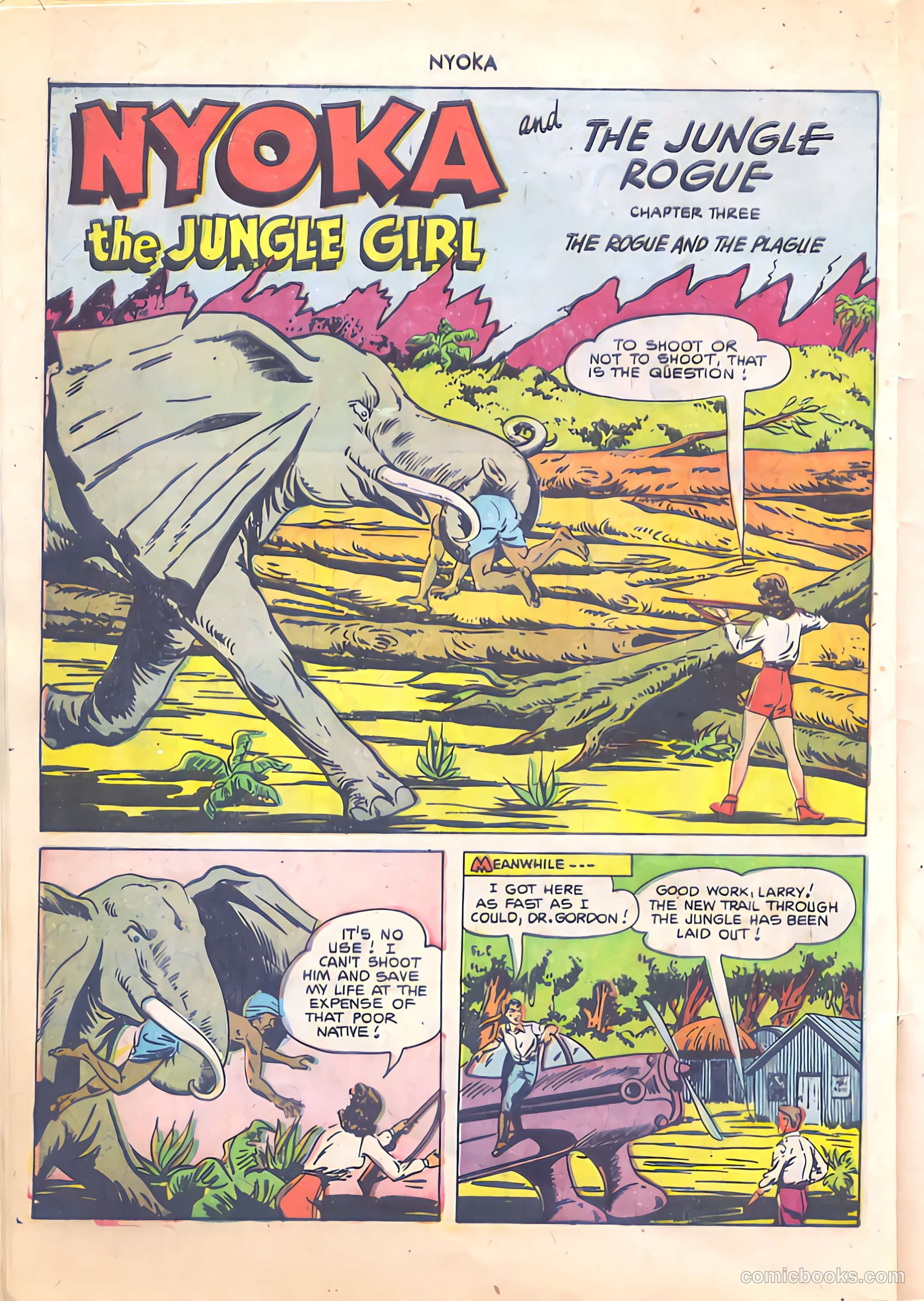 Nyoka the Jungle Girl #60 (1951) — page 28 of 36
