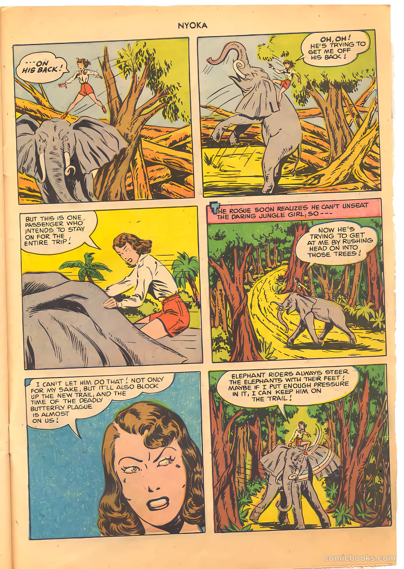 Nyoka the Jungle Girl #60 (1951) — page 31 of 36