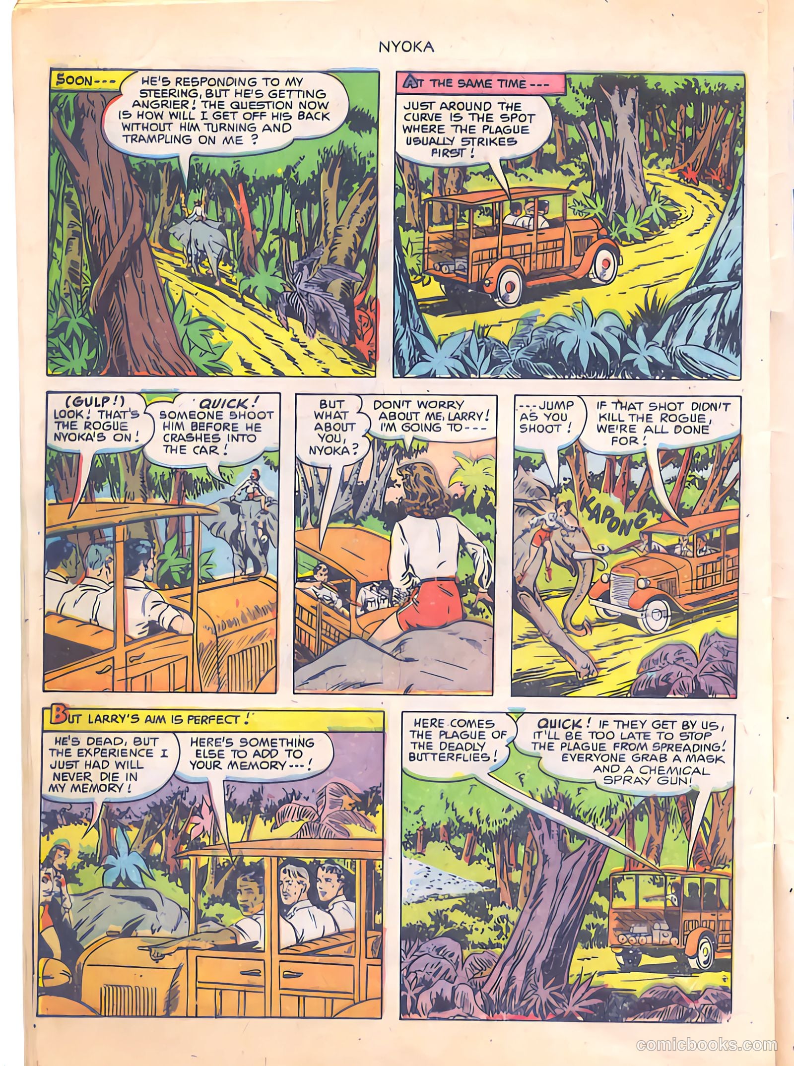 Nyoka the Jungle Girl #60 (1951) — page 32 of 36