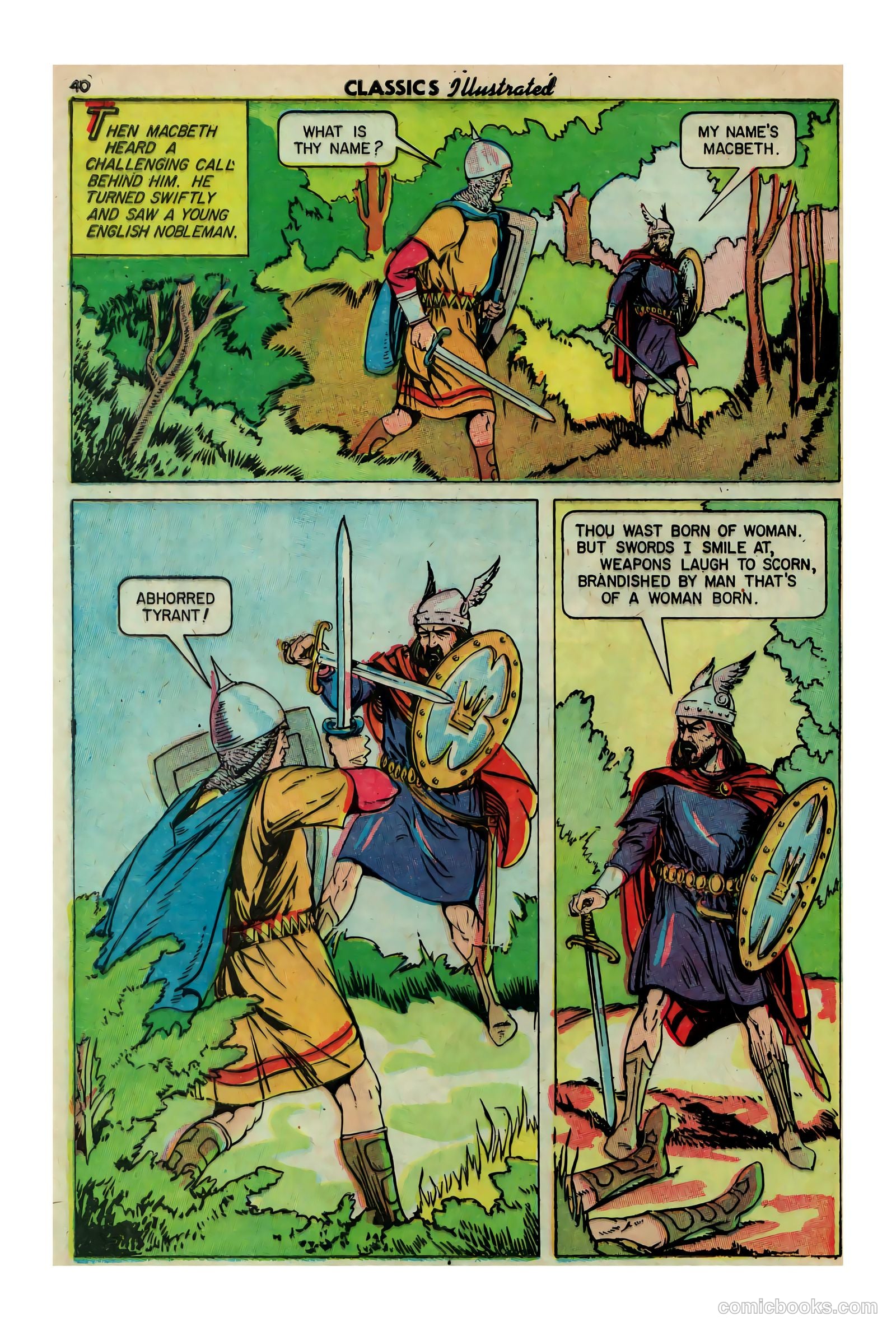 Classics Illustrated #1 (1955) — page 41 of 47