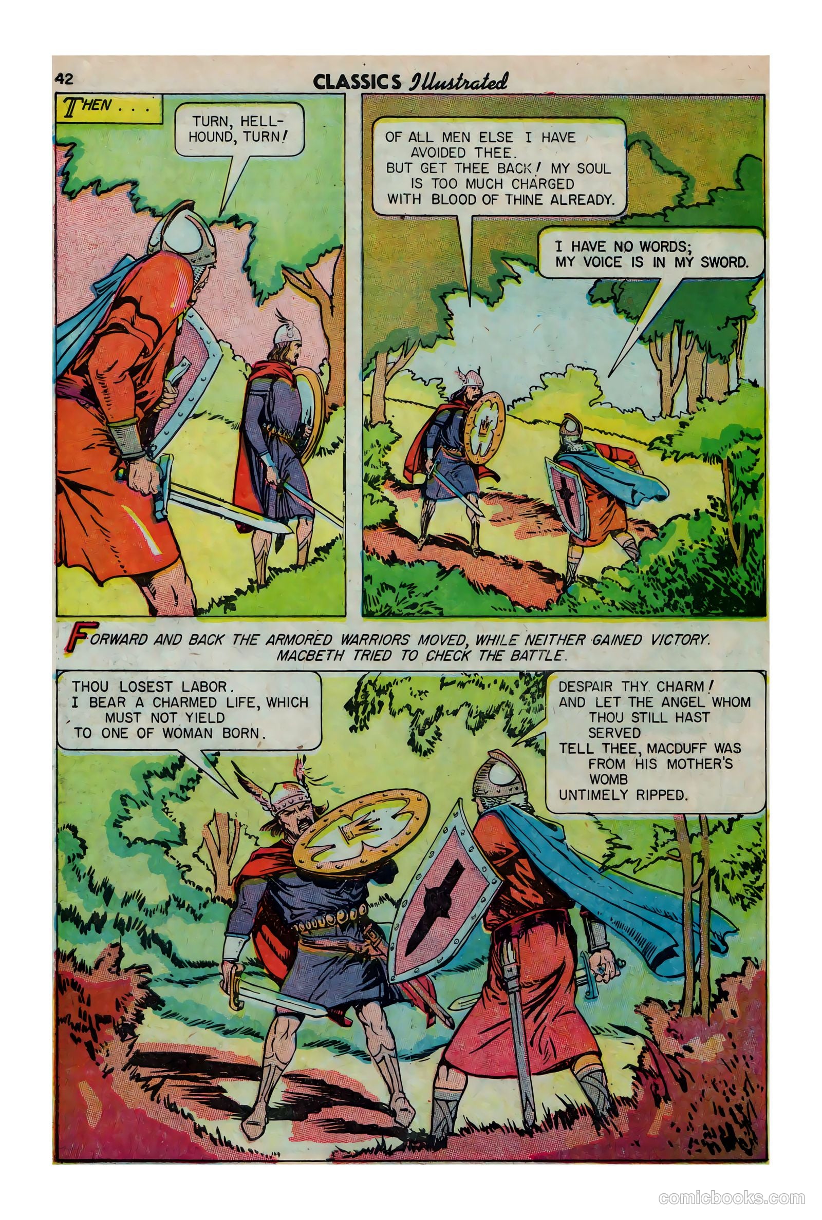 Classics Illustrated #1 (1955) — page 43 of 47