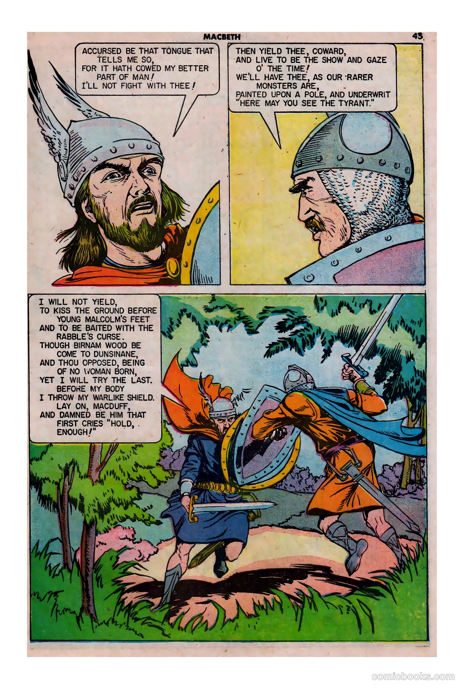 Classics Illustrated #1 (1955) — page 44 of 47