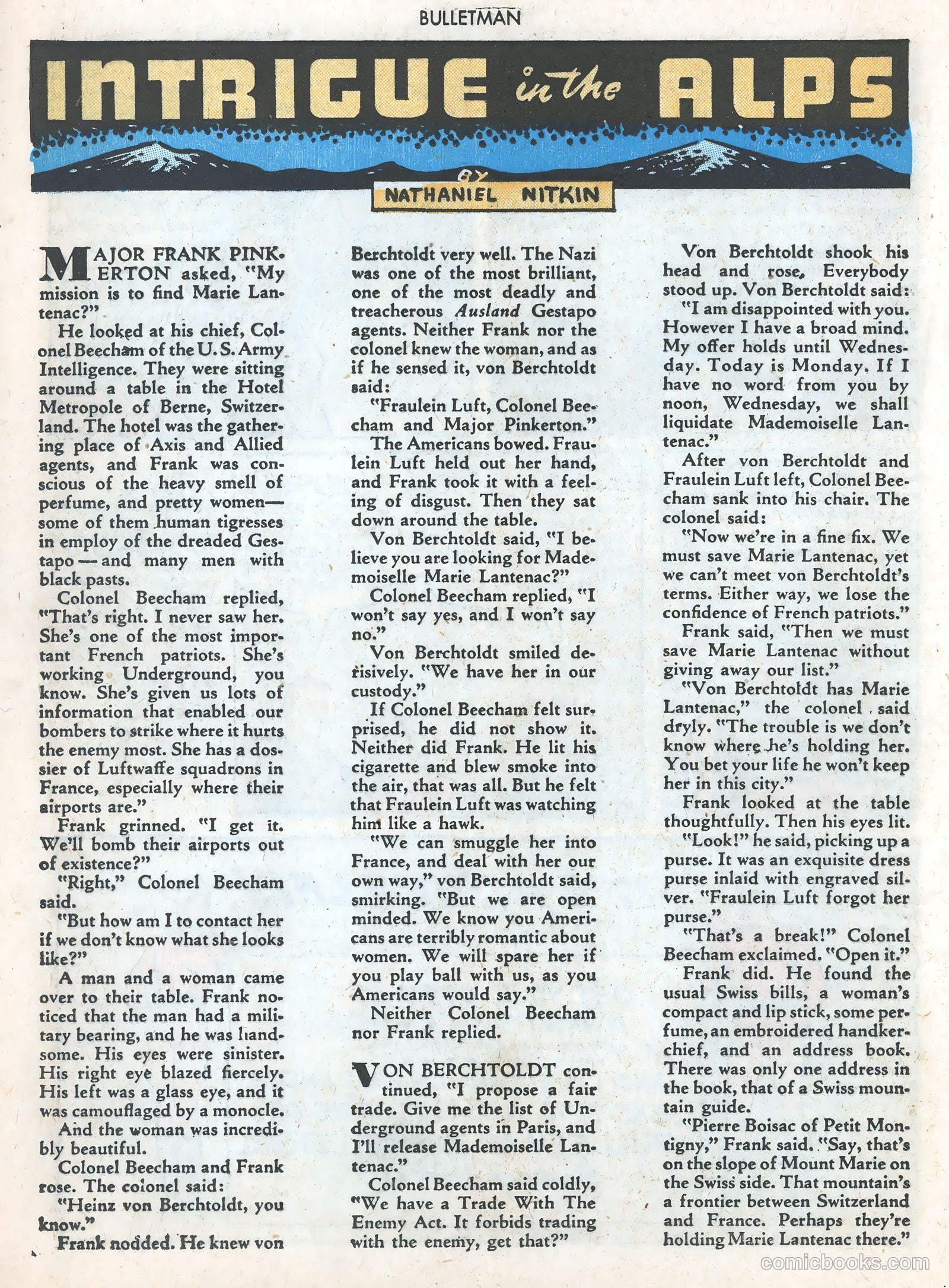 Bulletman #15 (1941) — page 20 of 36