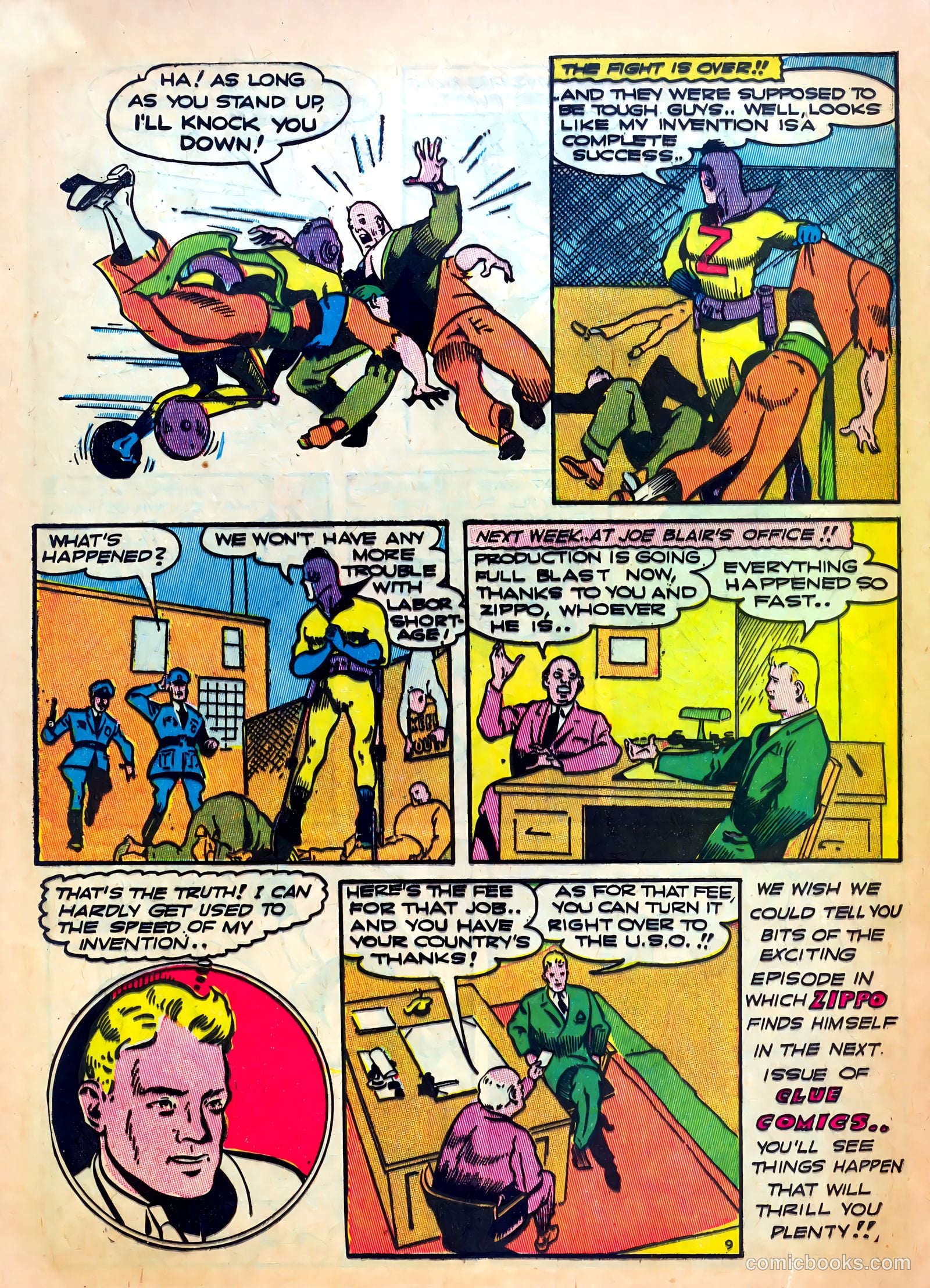 Clue Comics #1 (1947) — page 52 of 68