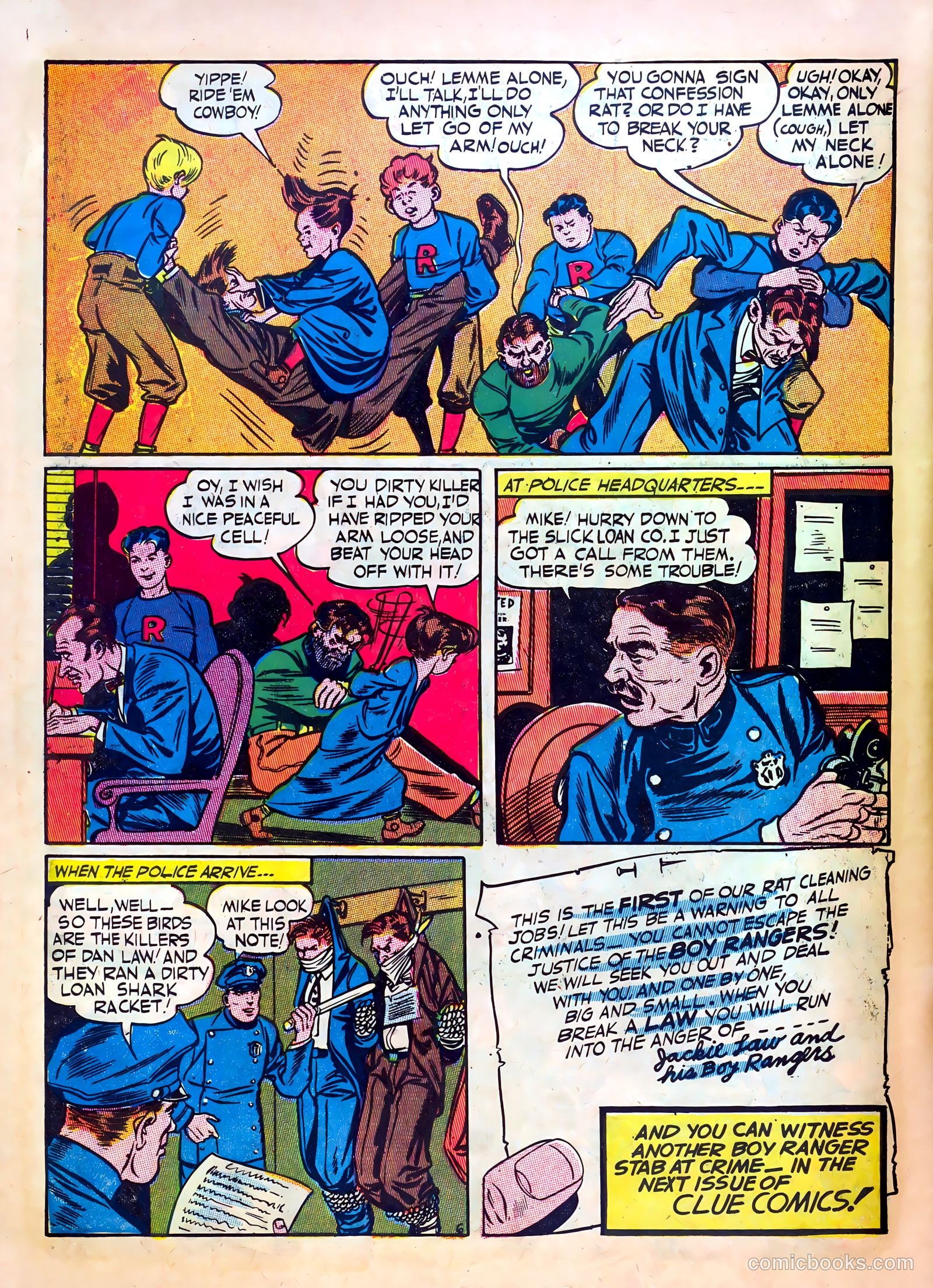 Clue Comics #1 (1947) — page 58 of 68