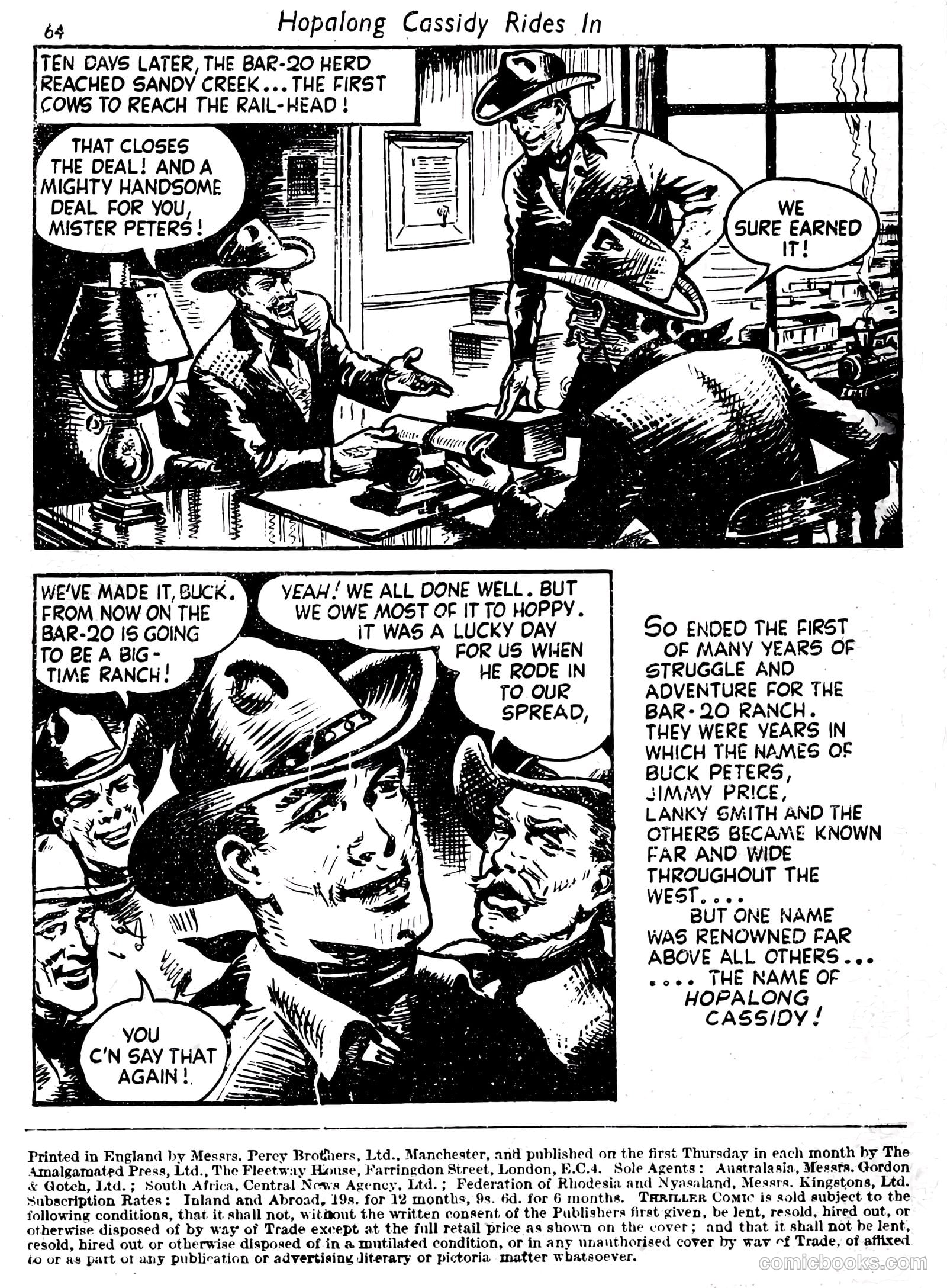 Thriller Picture Library #55 (1954) — page 66 of 68