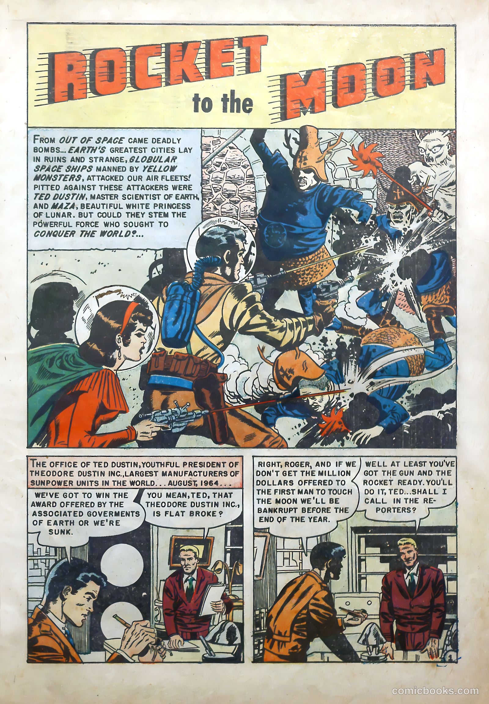 Rocket to the Moon #1 (1951) — page 3 of 36