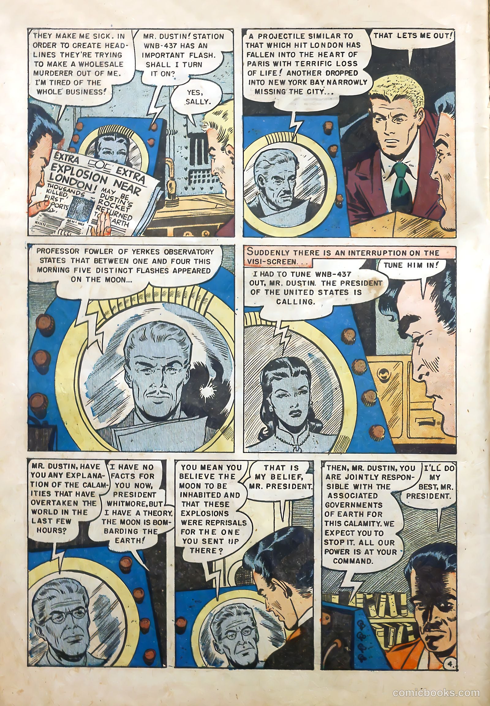 Rocket to the Moon #1 (1951) — page 6 of 36