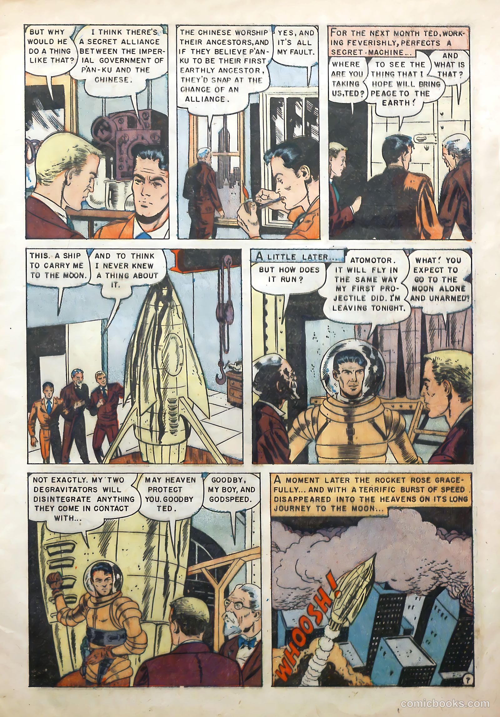 Rocket to the Moon #1 (1951) — page 9 of 36