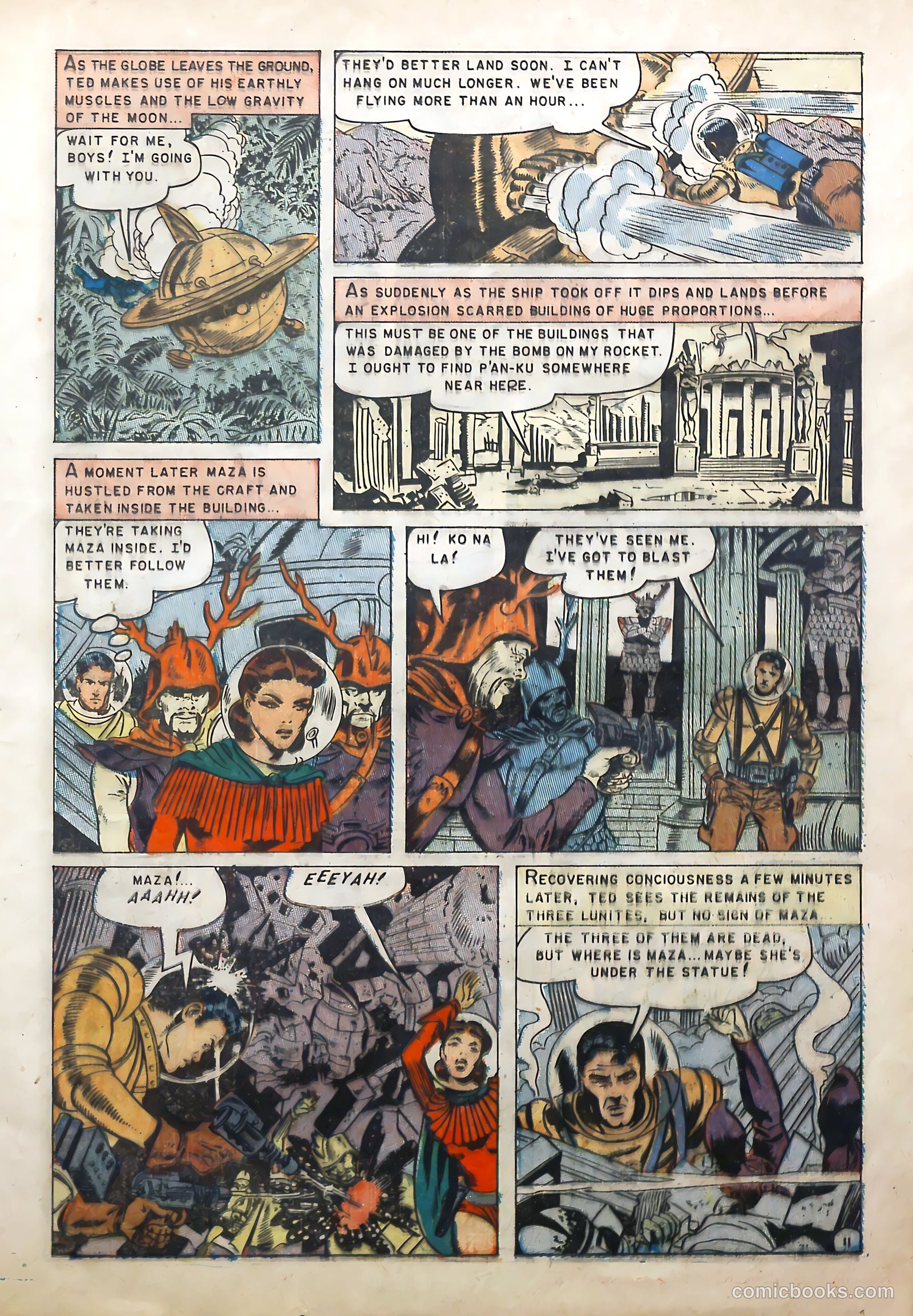 Rocket to the Moon #1 (1951) — page 13 of 36