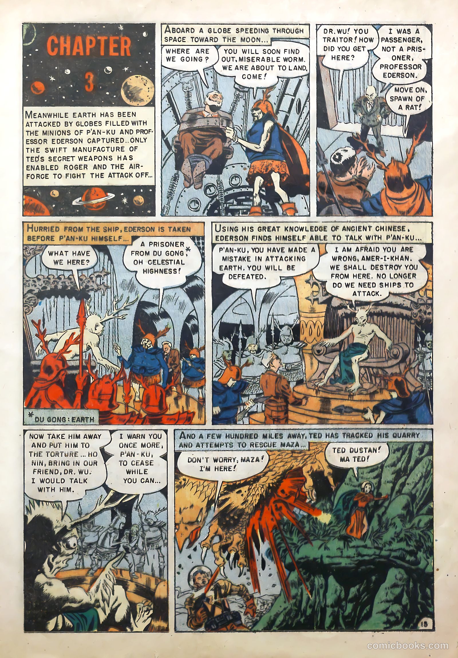 Rocket to the Moon #1 (1951) — page 17 of 36
