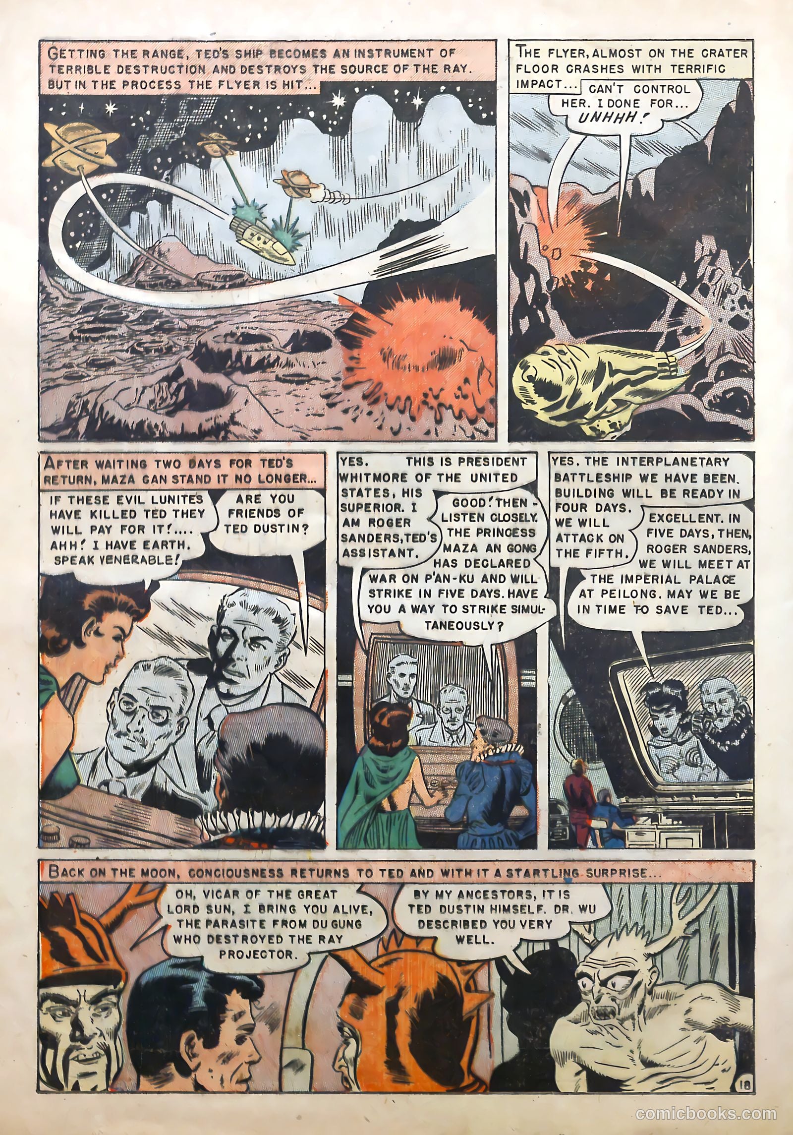 Rocket to the Moon #1 (1951) — page 20 of 36